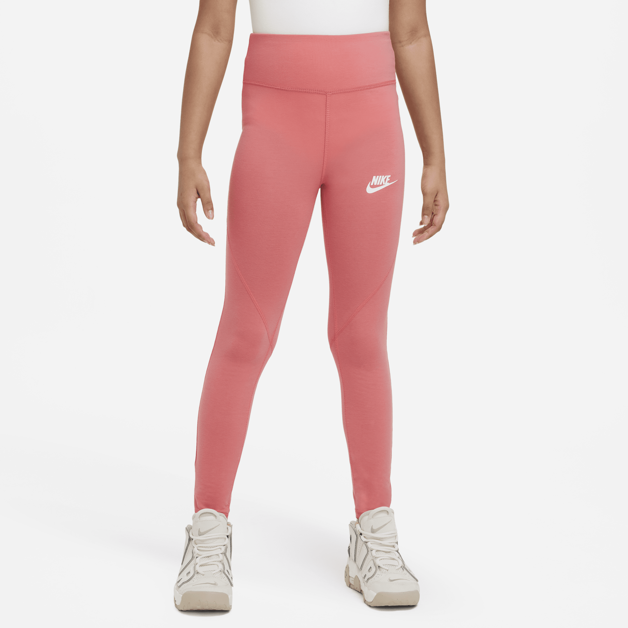 Nike Sportswear Favorites Big Kids' (girls') High-waisted Leggings In Pink