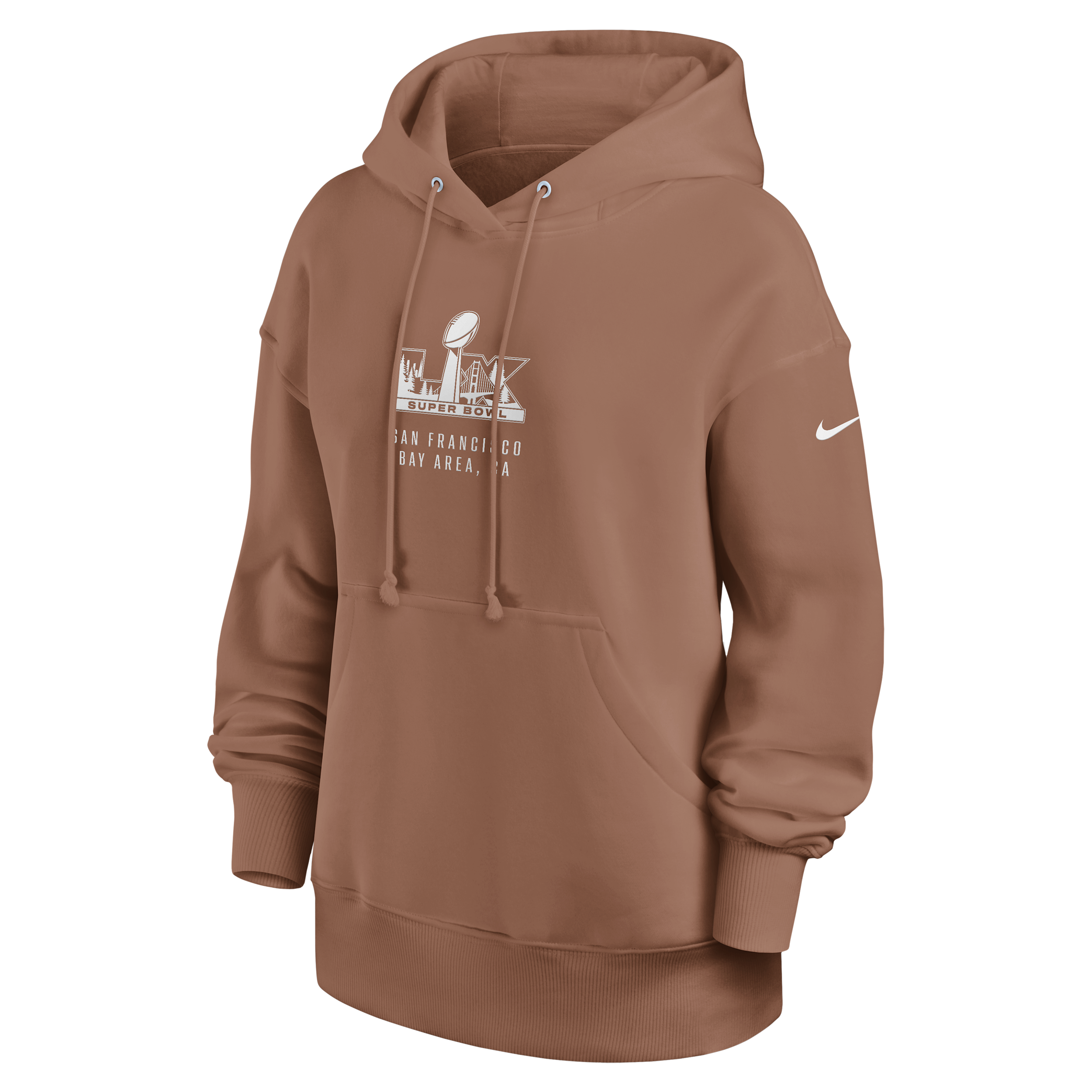 Super Bowl LX Phoenix Nike Men's NFL Pullover Hoodie in Brown | 01N52GNSUP-TSW