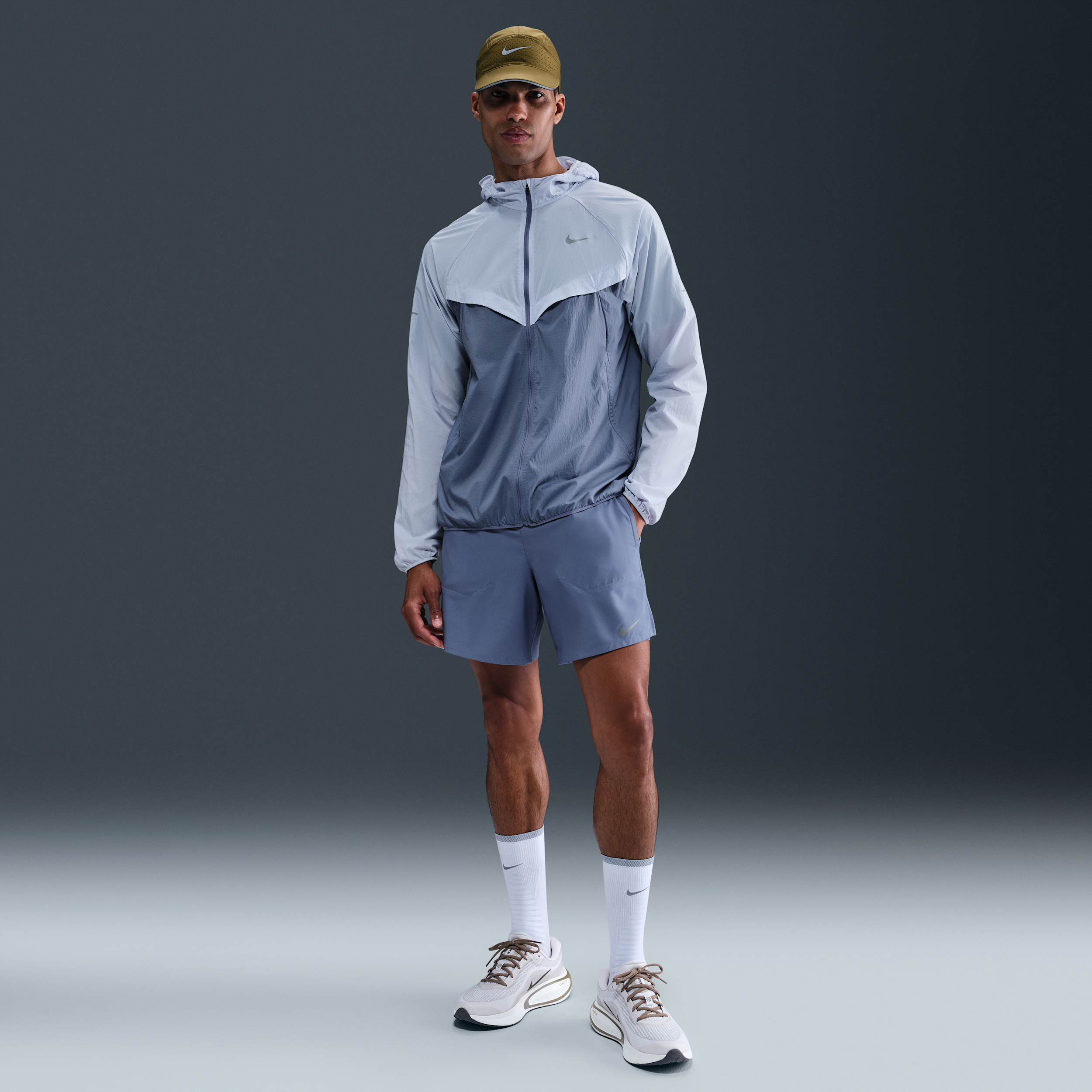 Nike Men's Stride Dri-FIT 7" 2-in-1 Running Shorts in Blue | DM4759-499