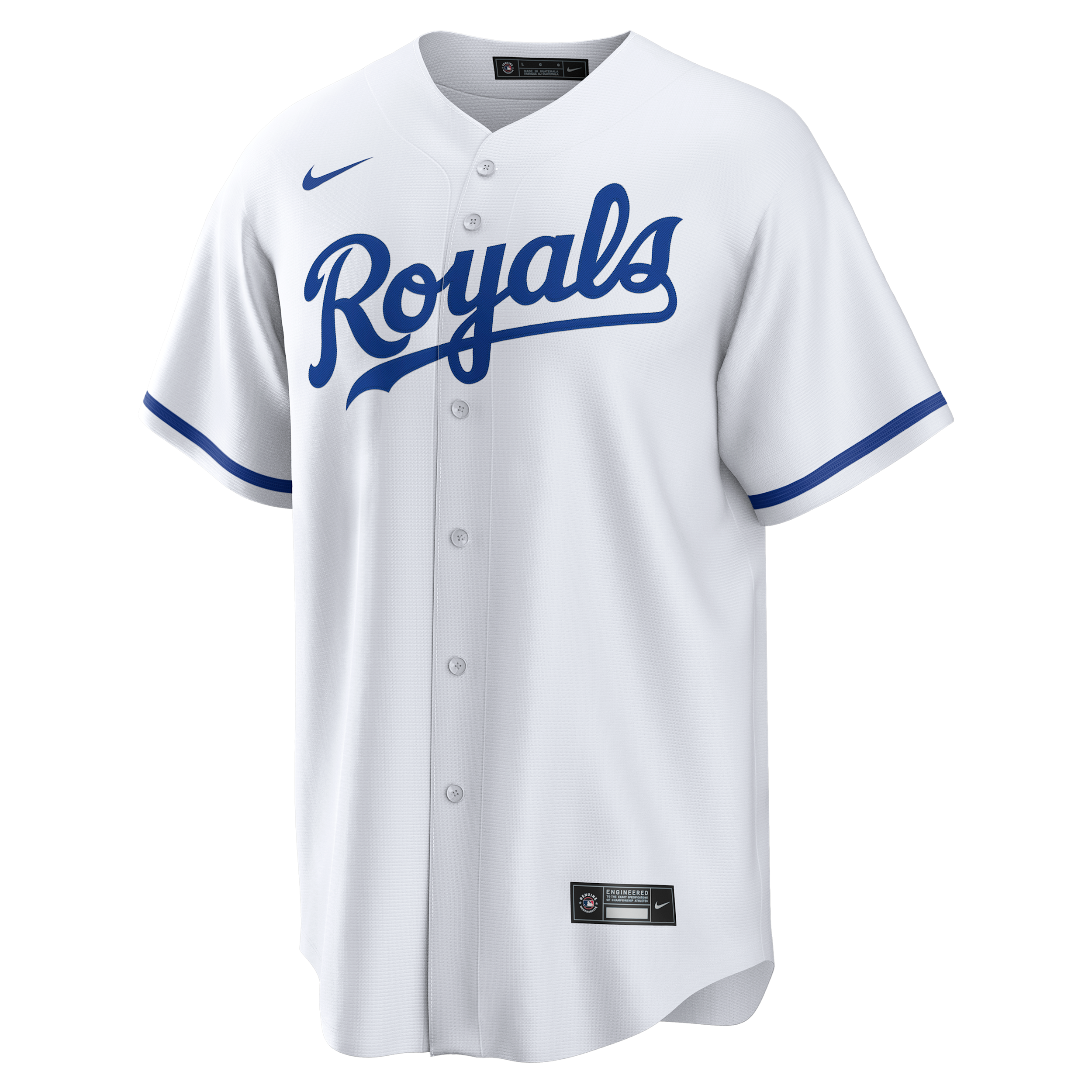 Bobby Witt Jr. Kansas City Royals Nike Men's MLB Replica Jersey in White | T770RORHRY7-1Z0