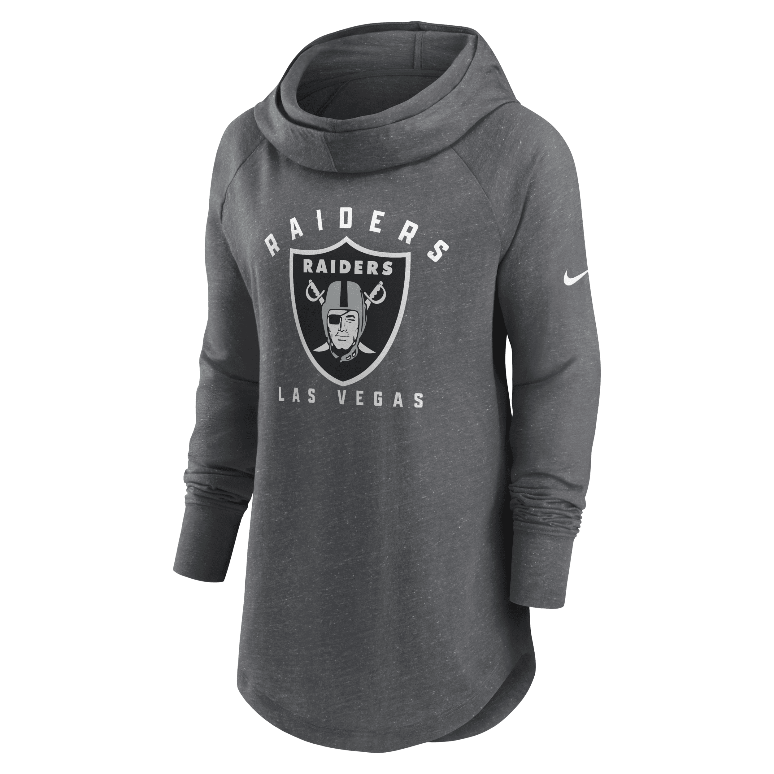 Nike Women's Team (nfl Las Vegas Raiders) Pullover Hoodie In Grey