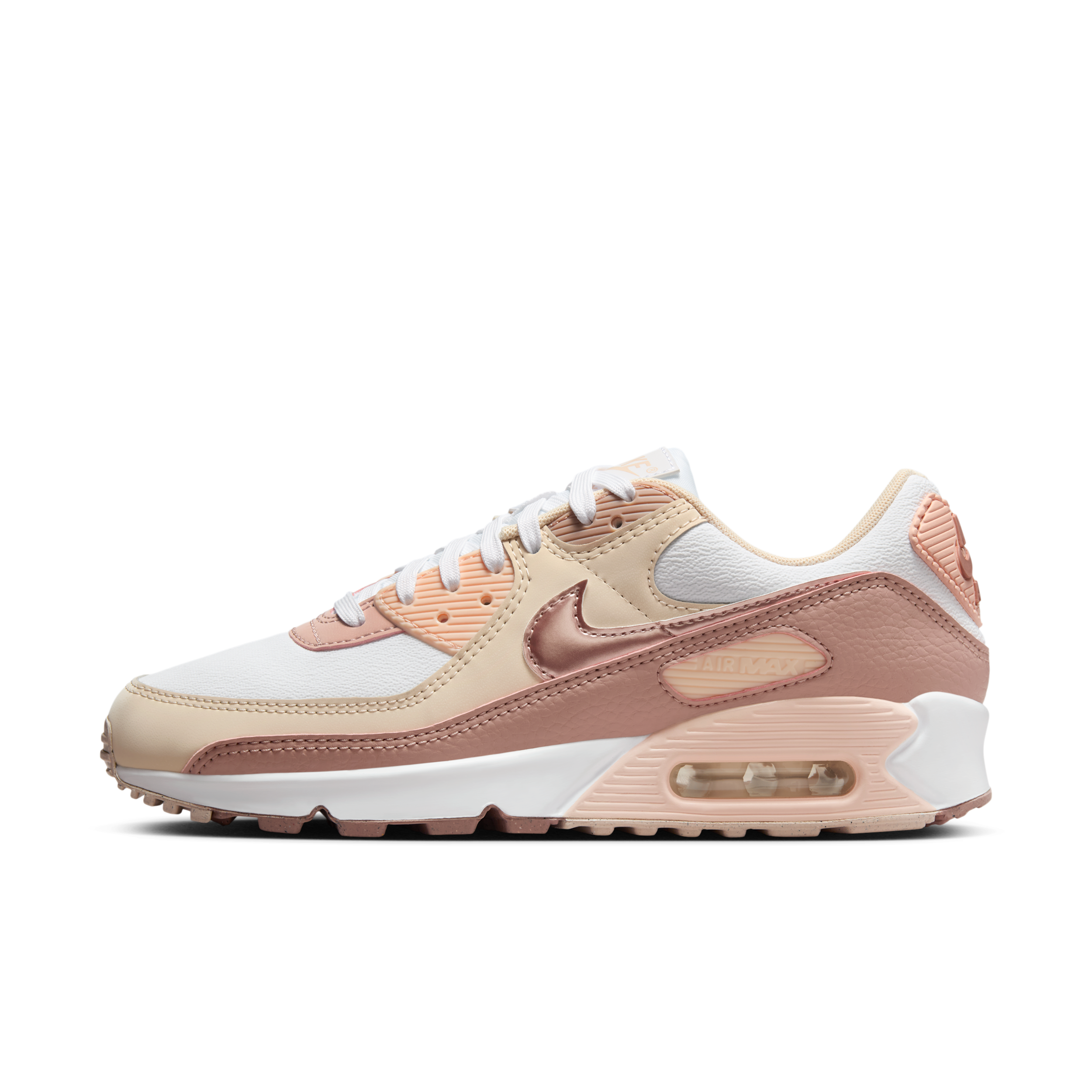 Nike Air Max 90 Next Nature Premium Sneaker In White