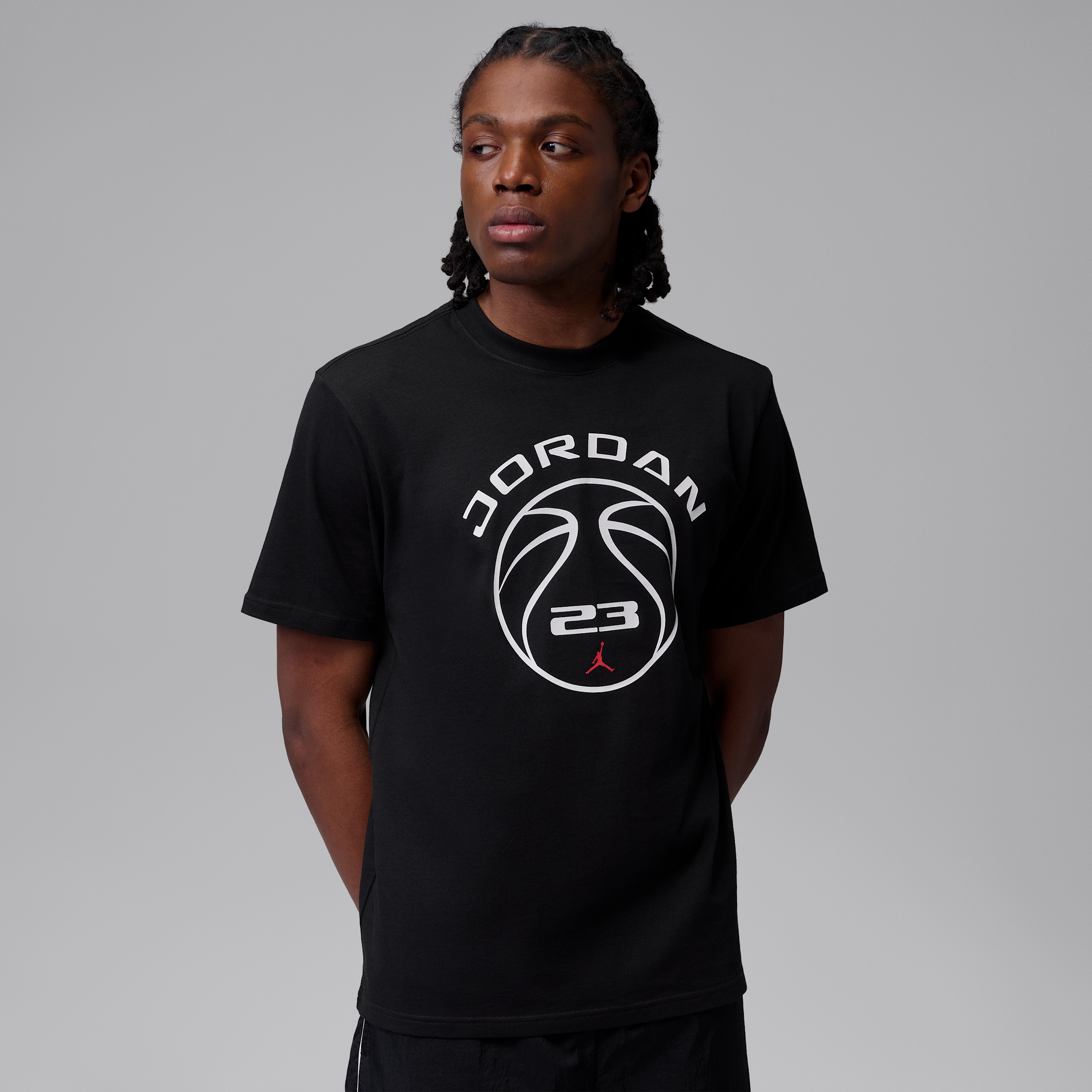 Men's Jordan Sport Dri-FIT Graphic T-Shirt in Black | IO0040-010