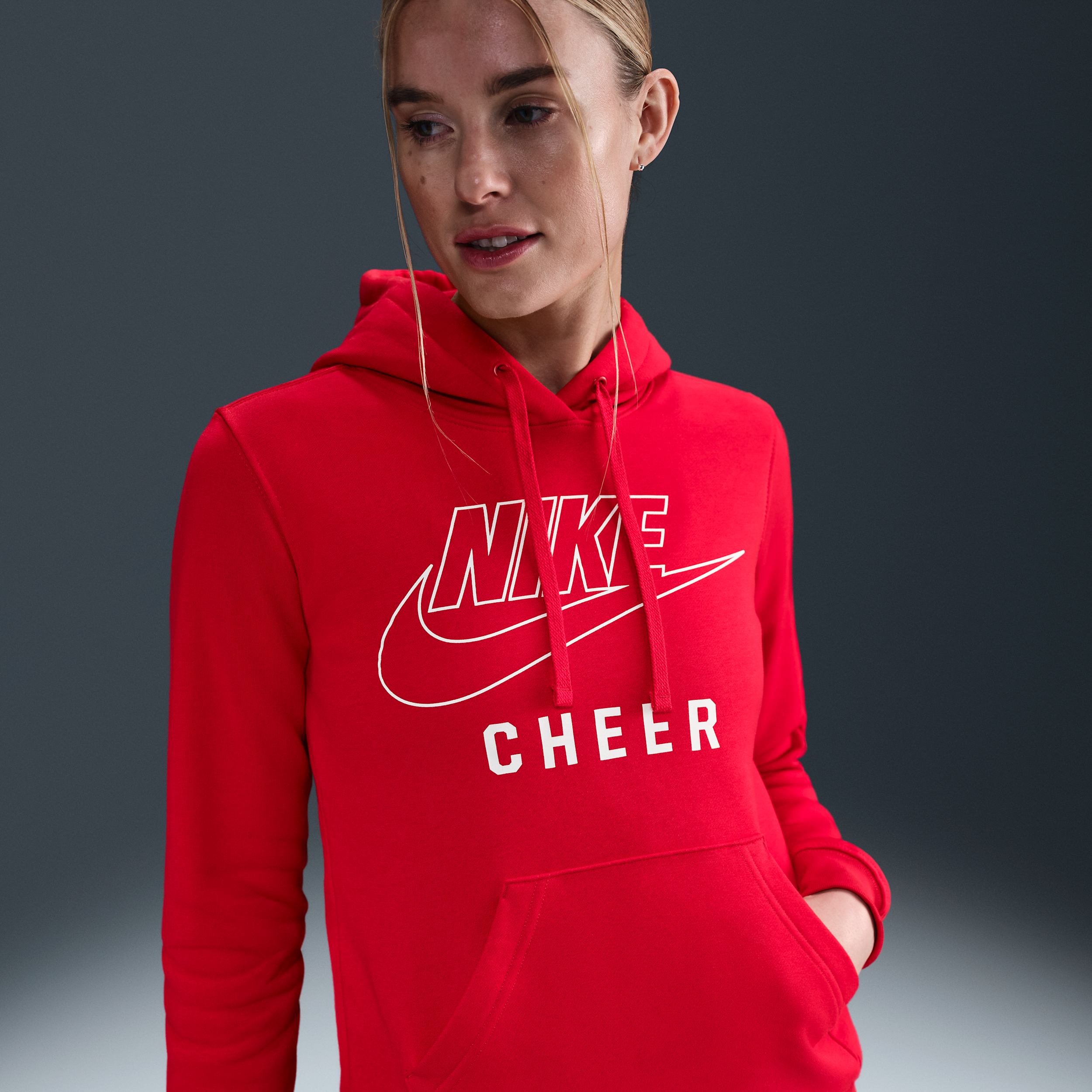 Nike Women's Cheer Pullover Hoodie In Red