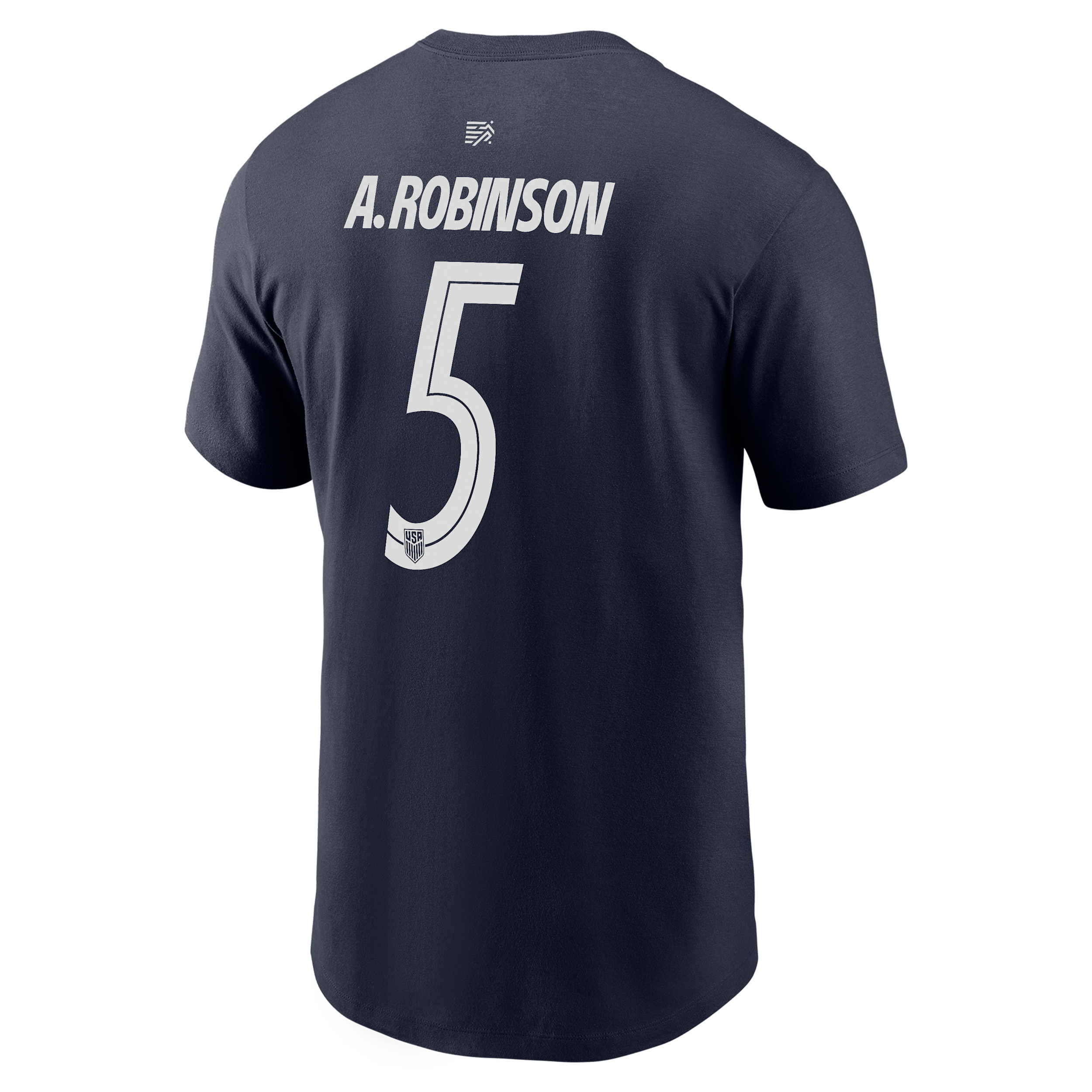 Antonee Robinson Team USA Nike Men's Soccer T-Shirt in Blue | M11332P378USAR-NVY