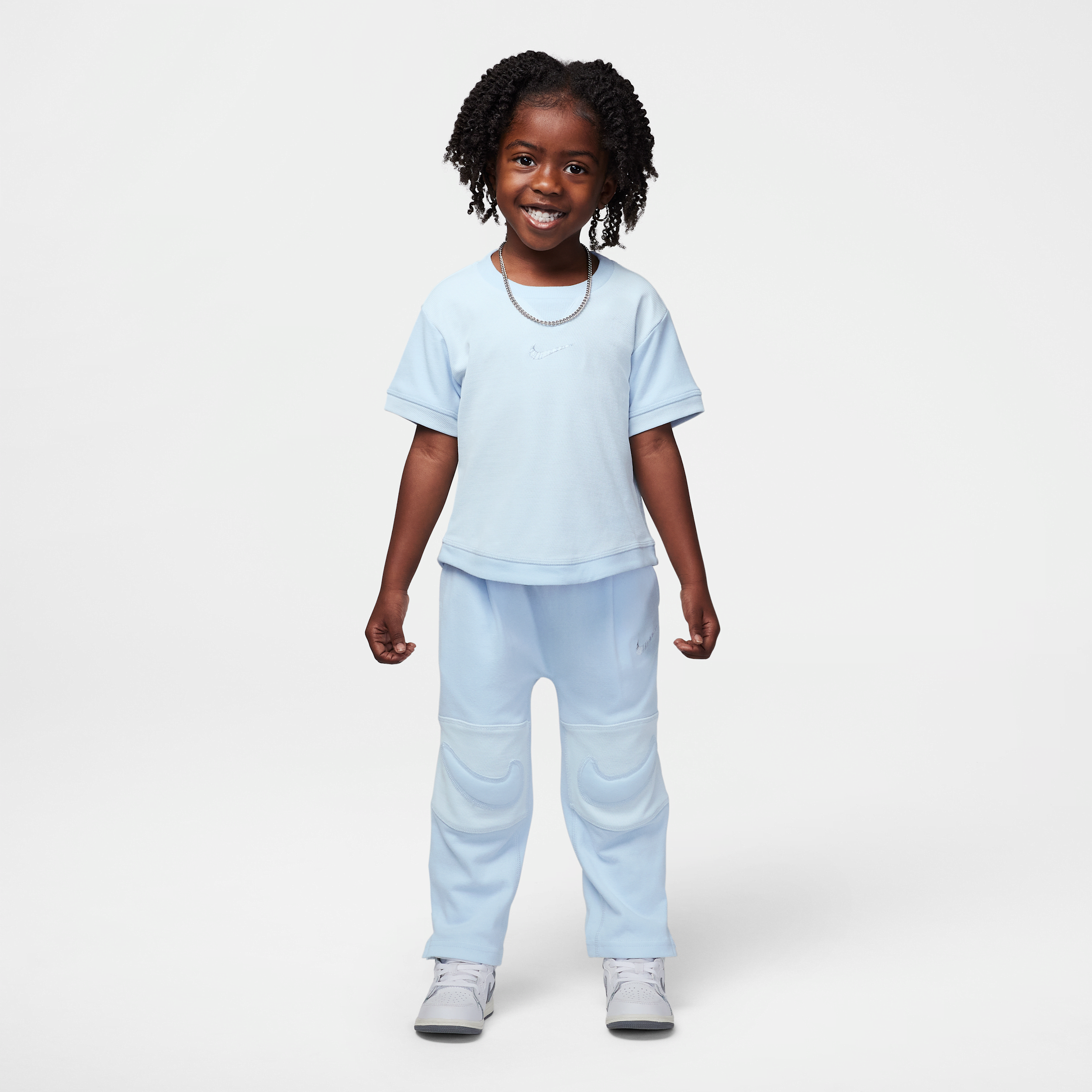 Nike Ready, Set! Toddler Tee And Jogger Pants Set In Blue