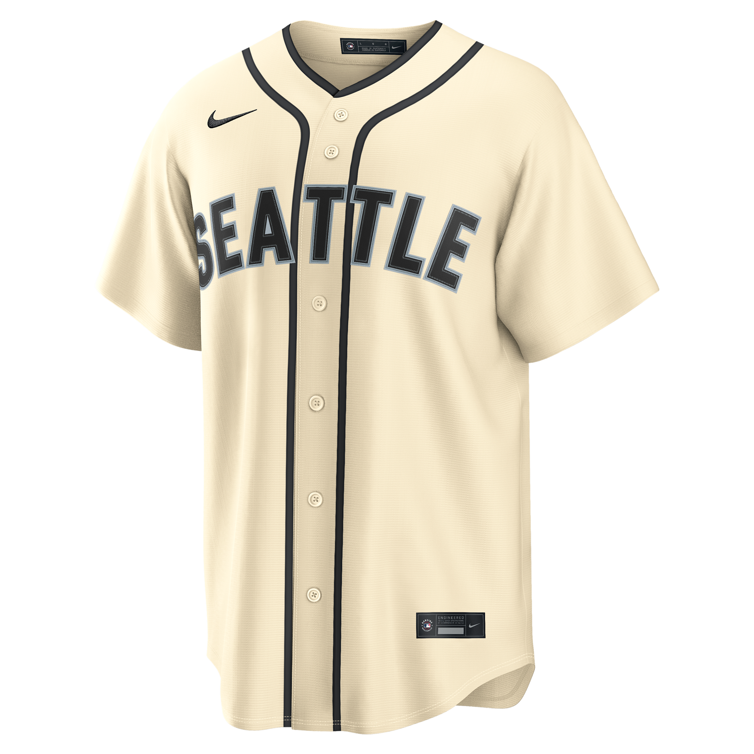 Cal Raleigh Seattle Mariners Nike Men's MLB Replica Jersey in Brown | RP260IQCMV9-AKX