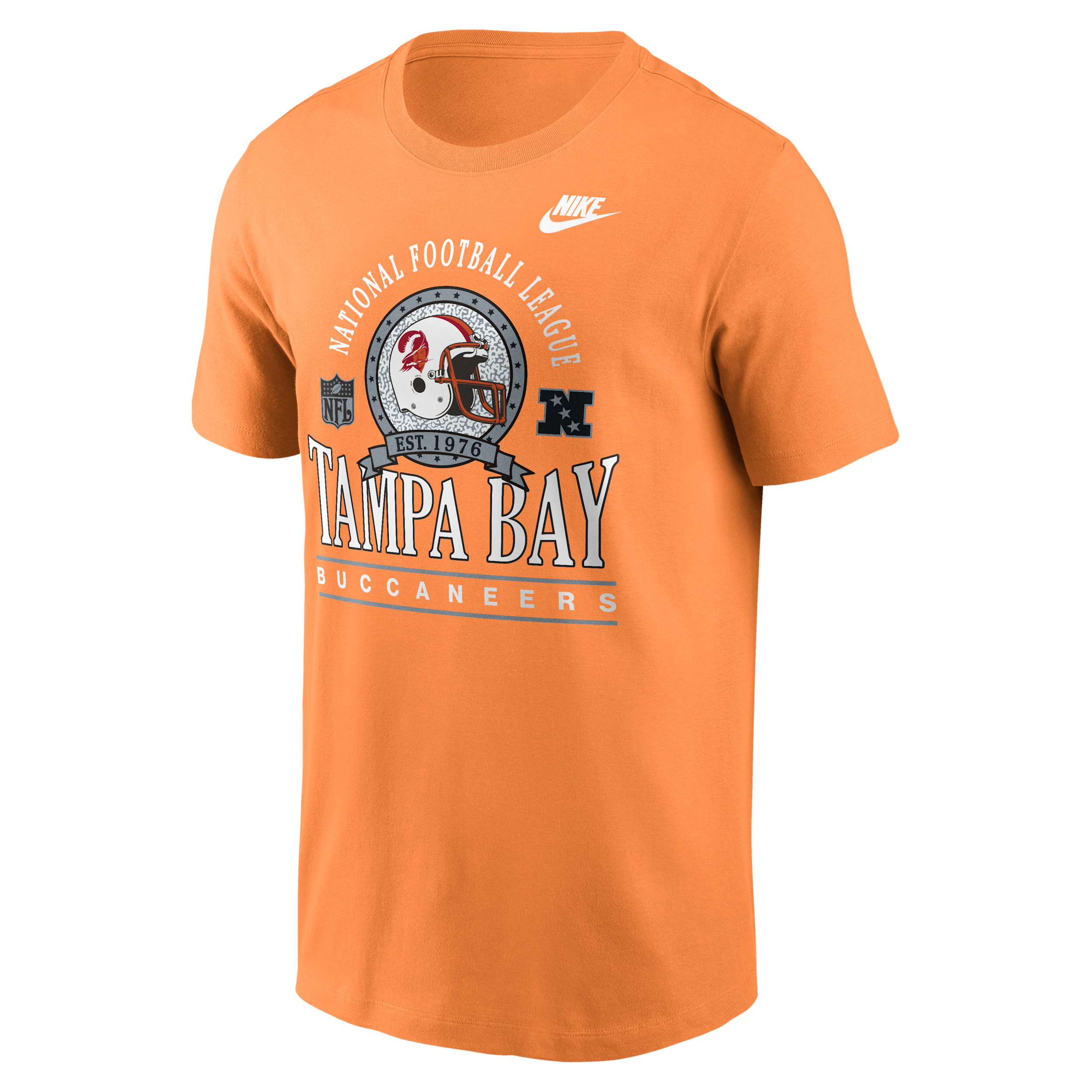 Nike Men's Orange Tampa Bay Buccaneers Rewind Team Spirit Essential Cotton T-Shirt - Orange