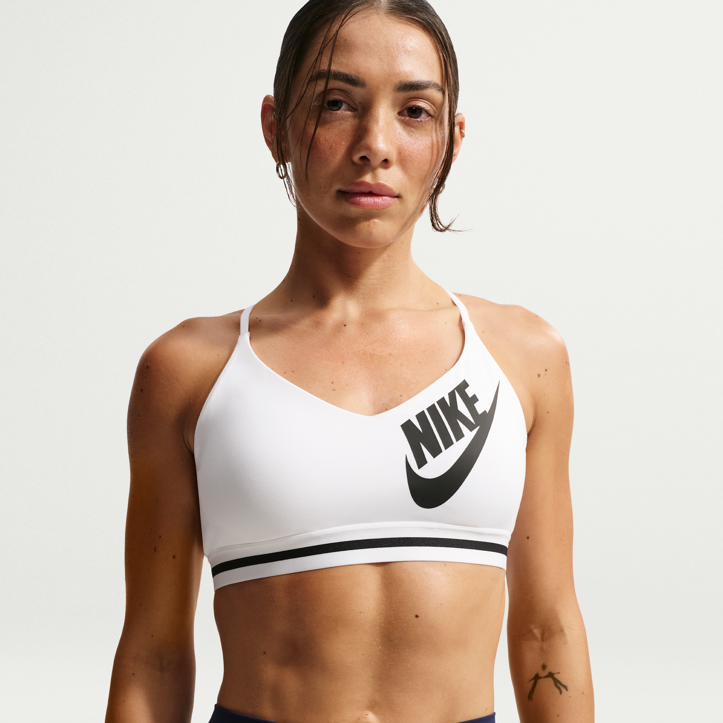 Nike Women's Indy Light-Support Sports Bra in White | IM9922-100