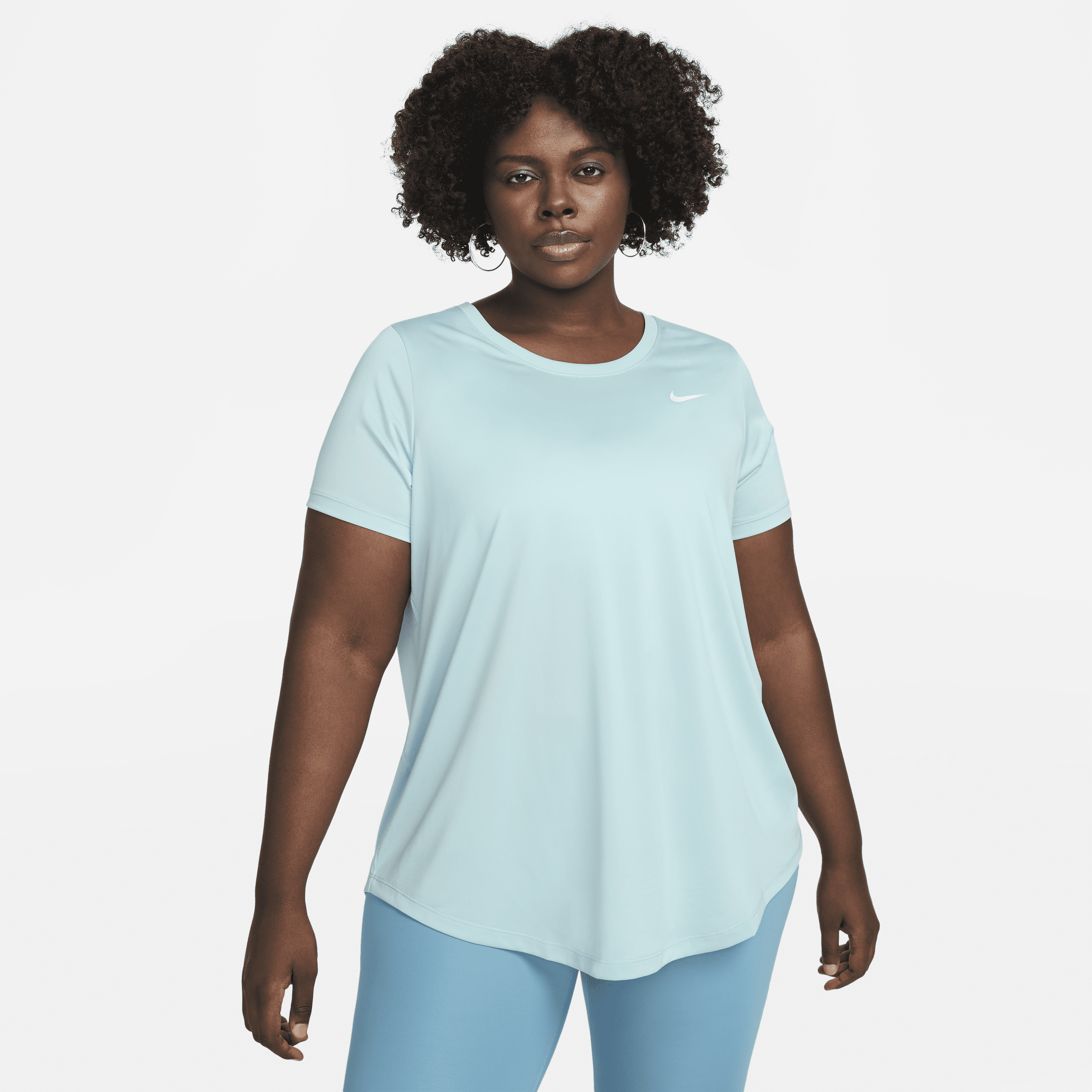 Nike Women's Dri-fit T-shirt (plus Size) In Blue