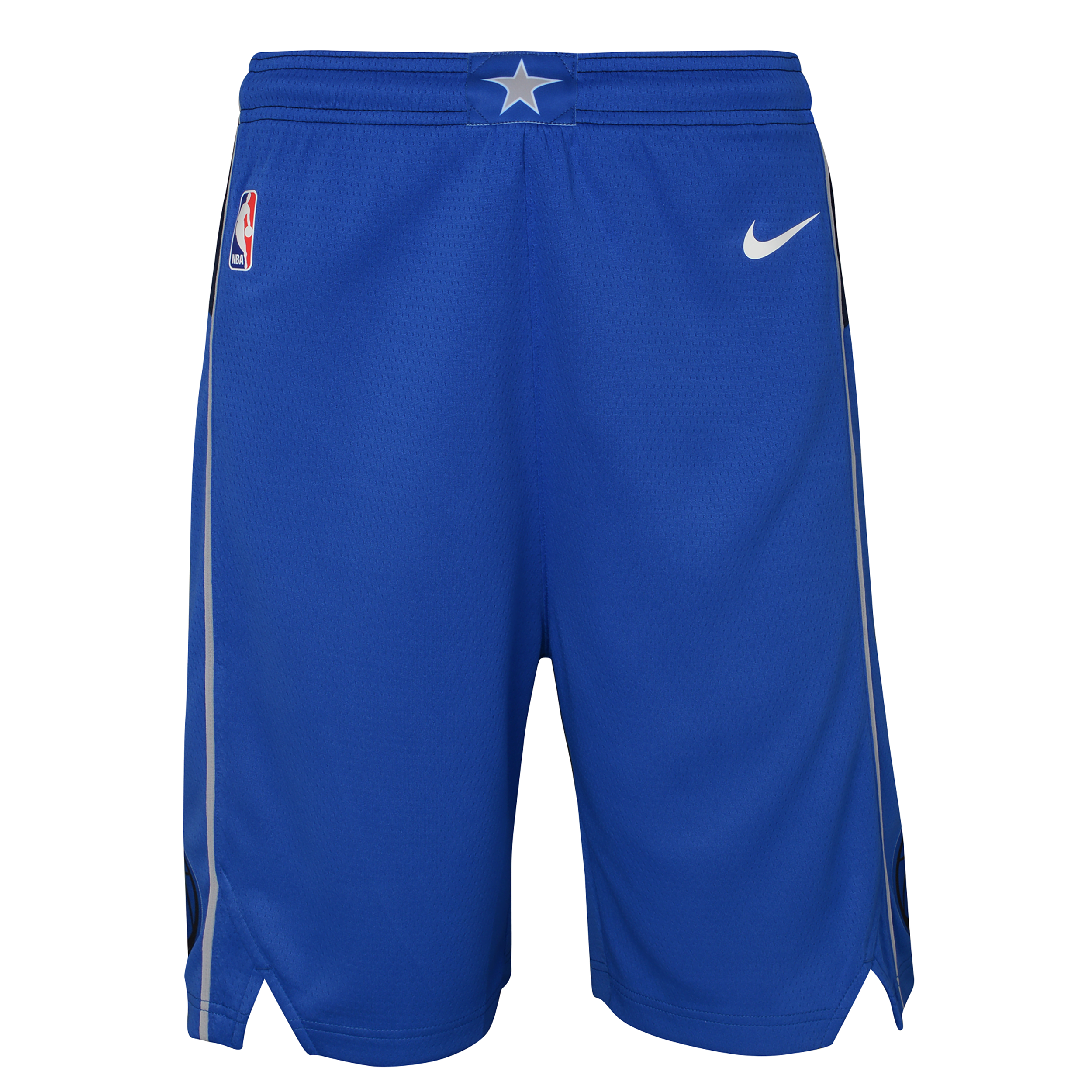 Shop Nike Dallas Mavericks Icon Edition Big Kids'  Dri-fit Nba Swingman Shorts In Blue