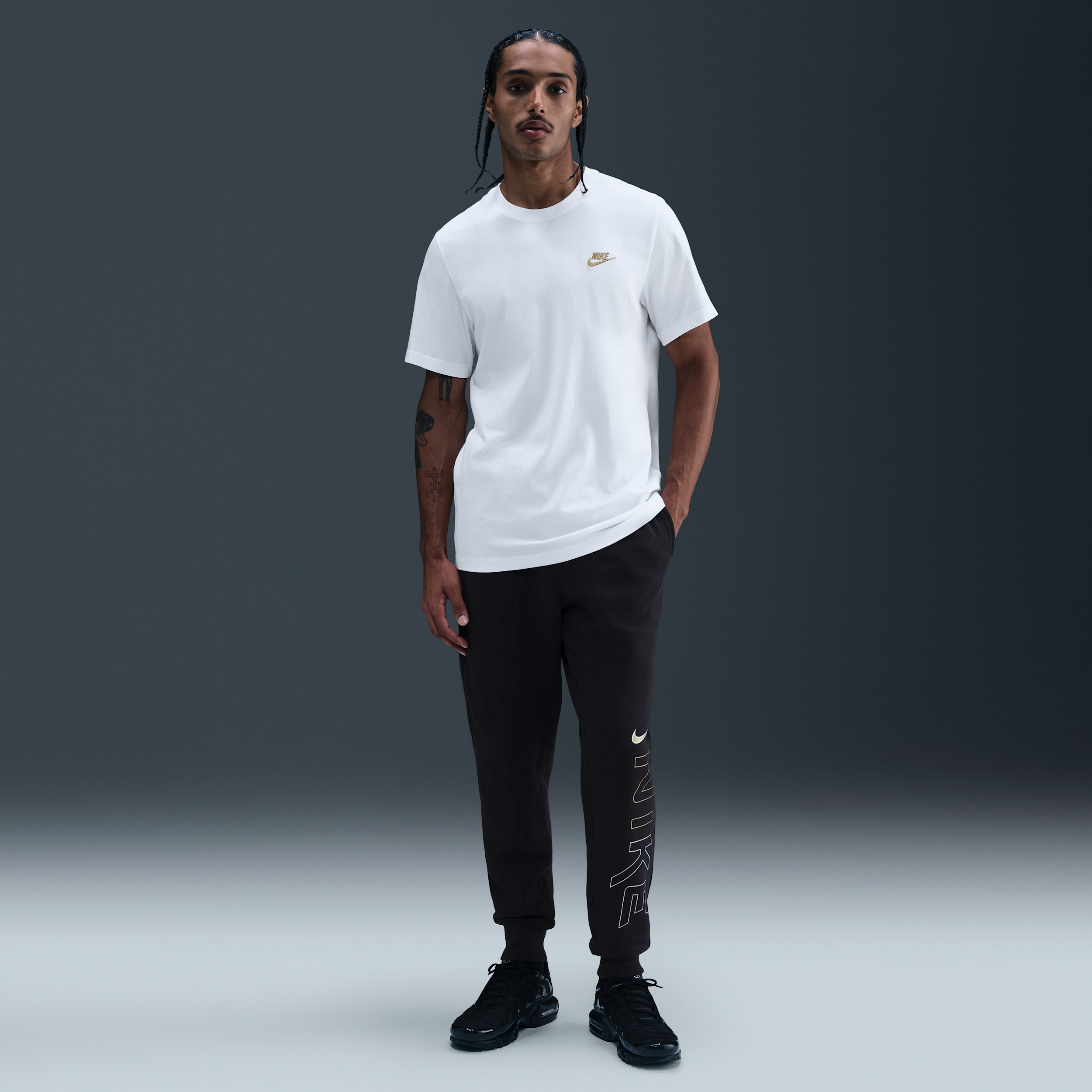 Nike Men's  Sportswear Club Fleece Jogger Pants In Black