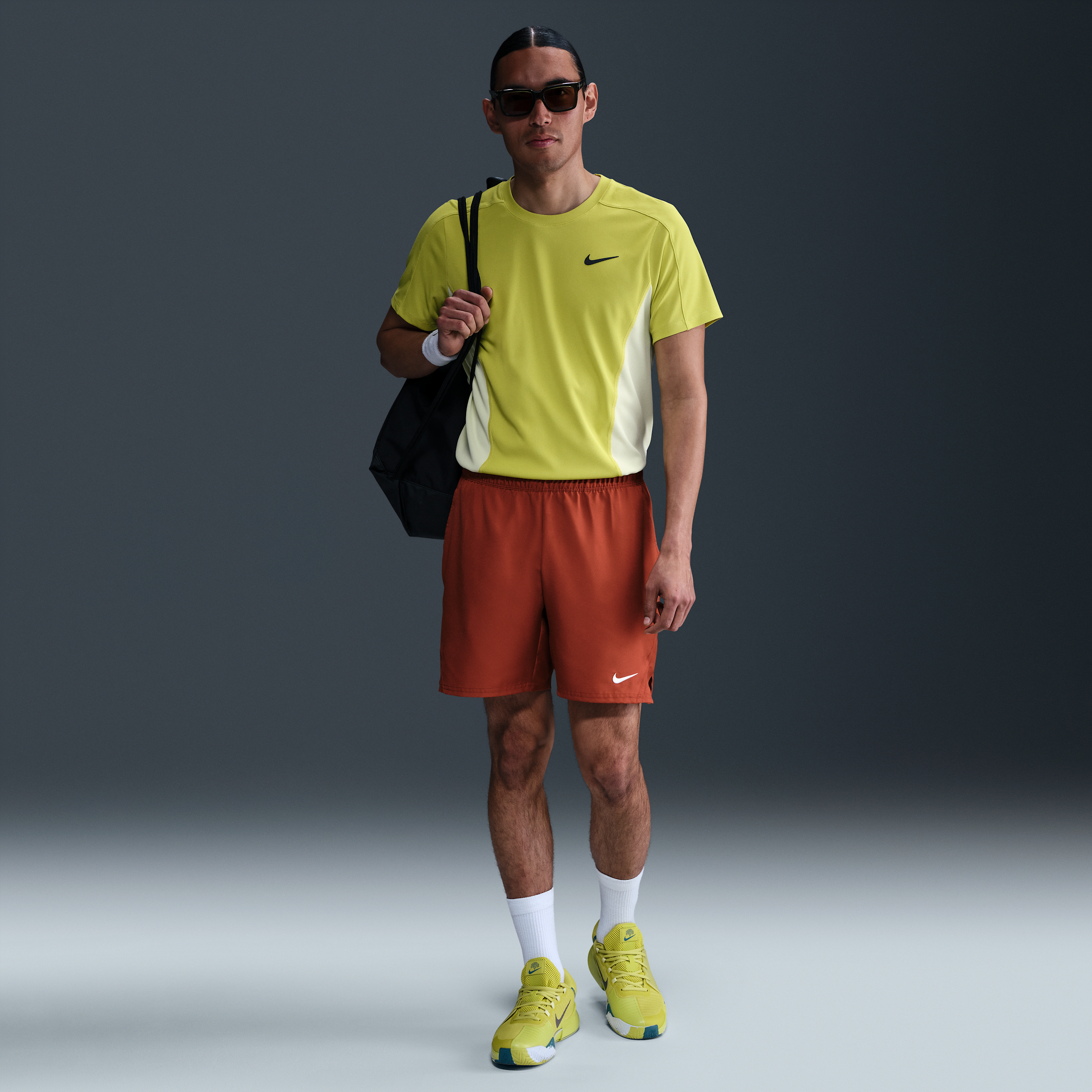 Nike Men's Court Victory Dri-fit 7" Tennis Shorts In Red