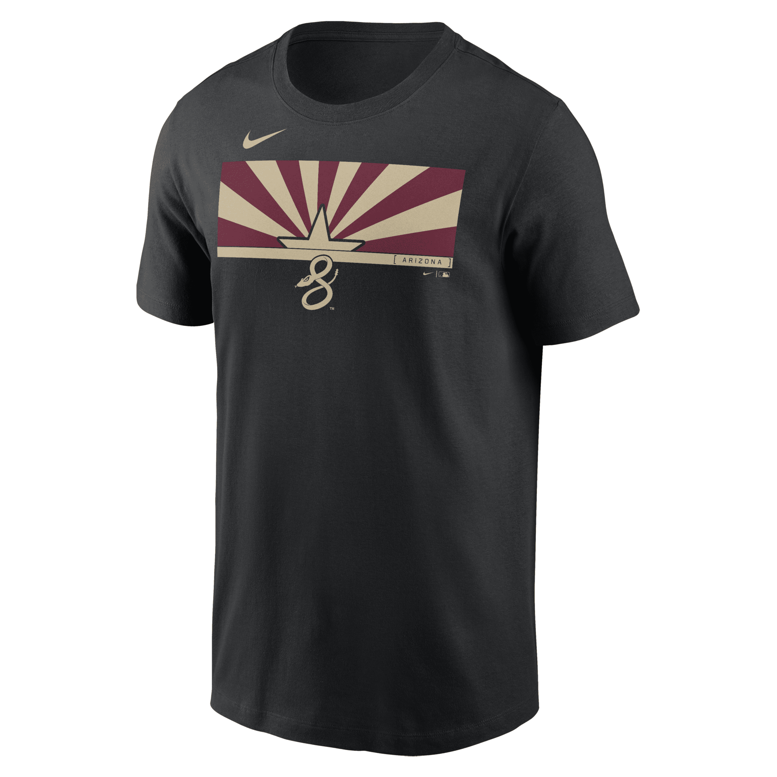 Nike Arizona Diamondbacks City Connect Speed  Men's Mlb T-shirt In Black