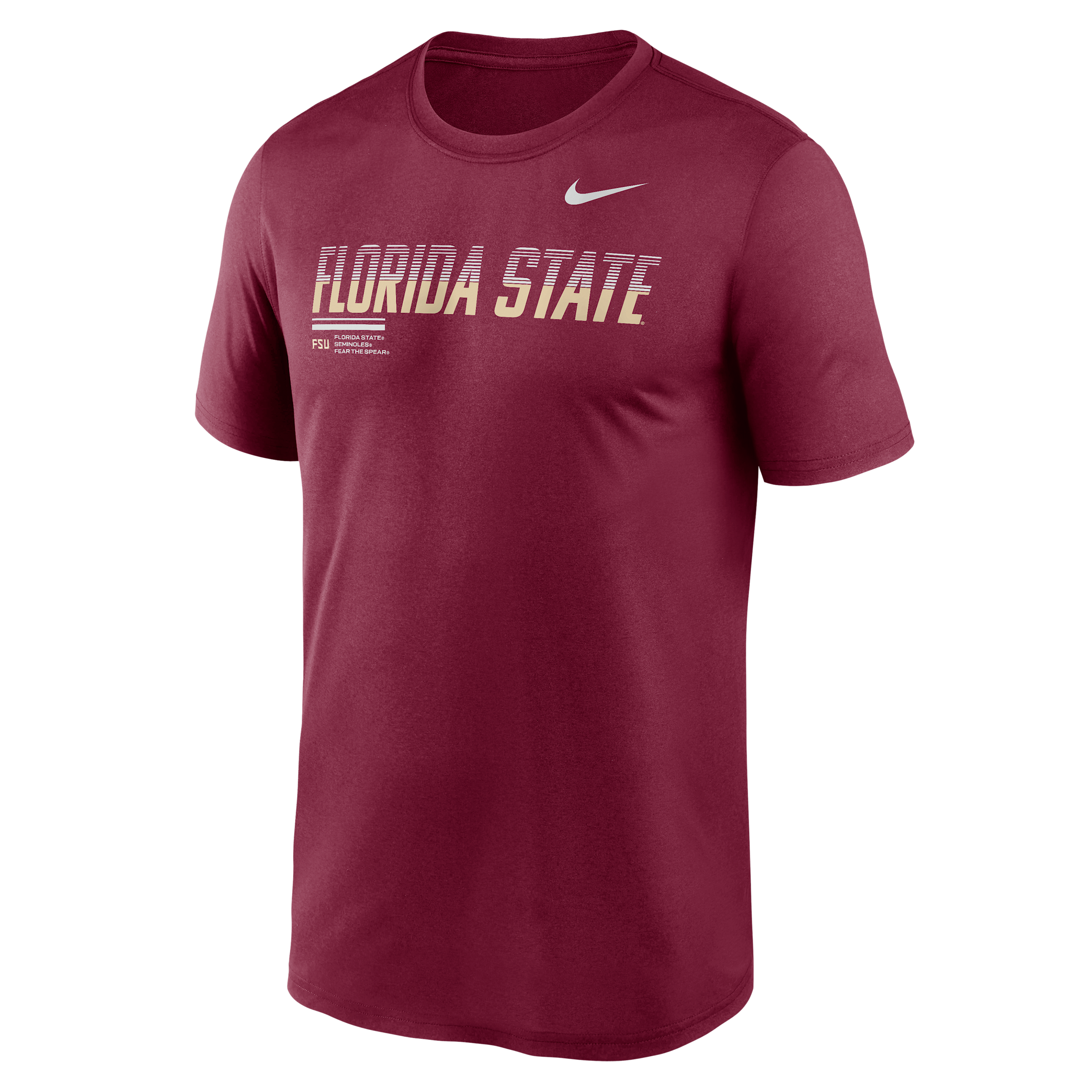 Florida State Sideline Legend Nike Men's Dri-FIT College T-Shirt in Red | 02TI69XFTN-7SB