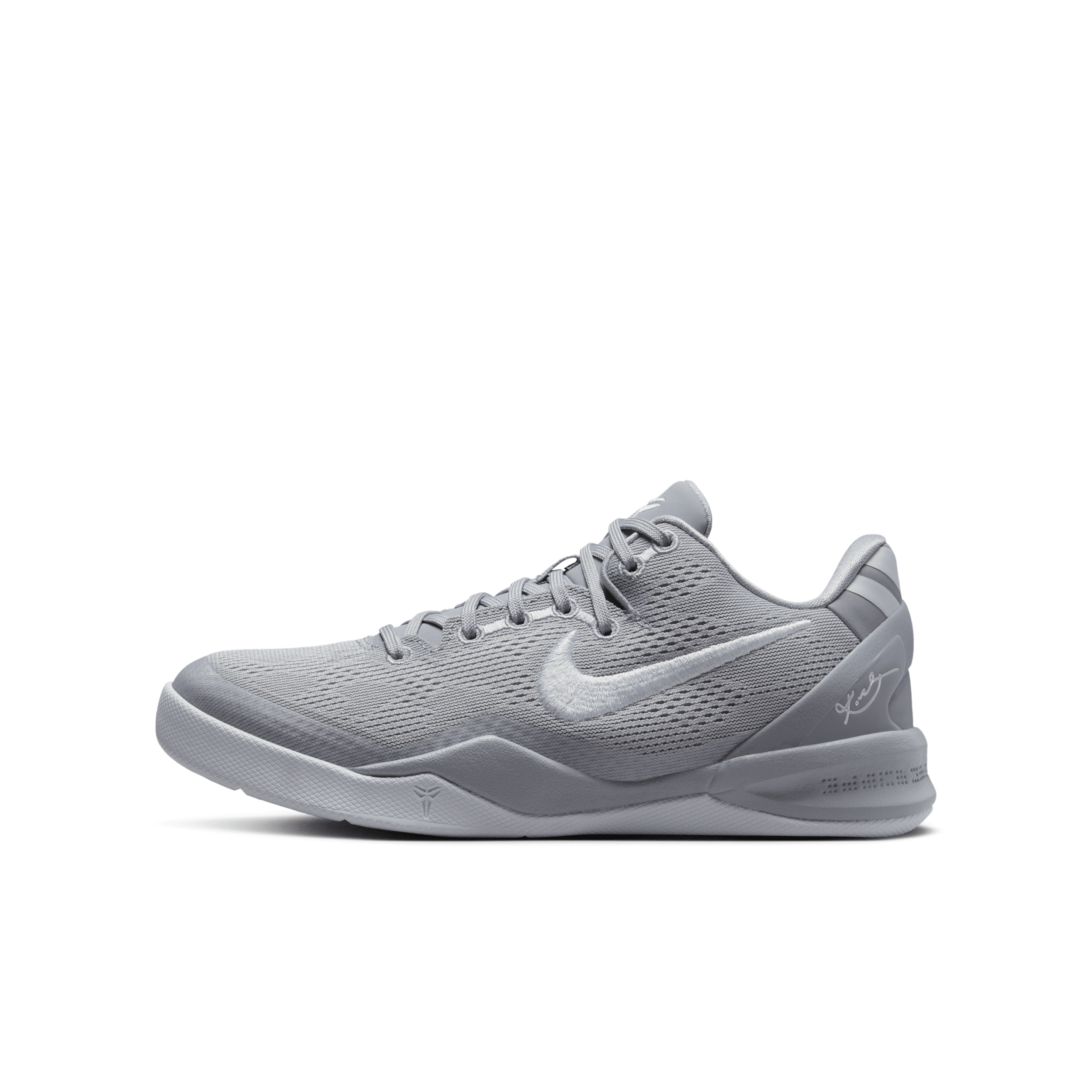 Nike Kobe Viii Big Kids' Basketball Shoes In Grey
