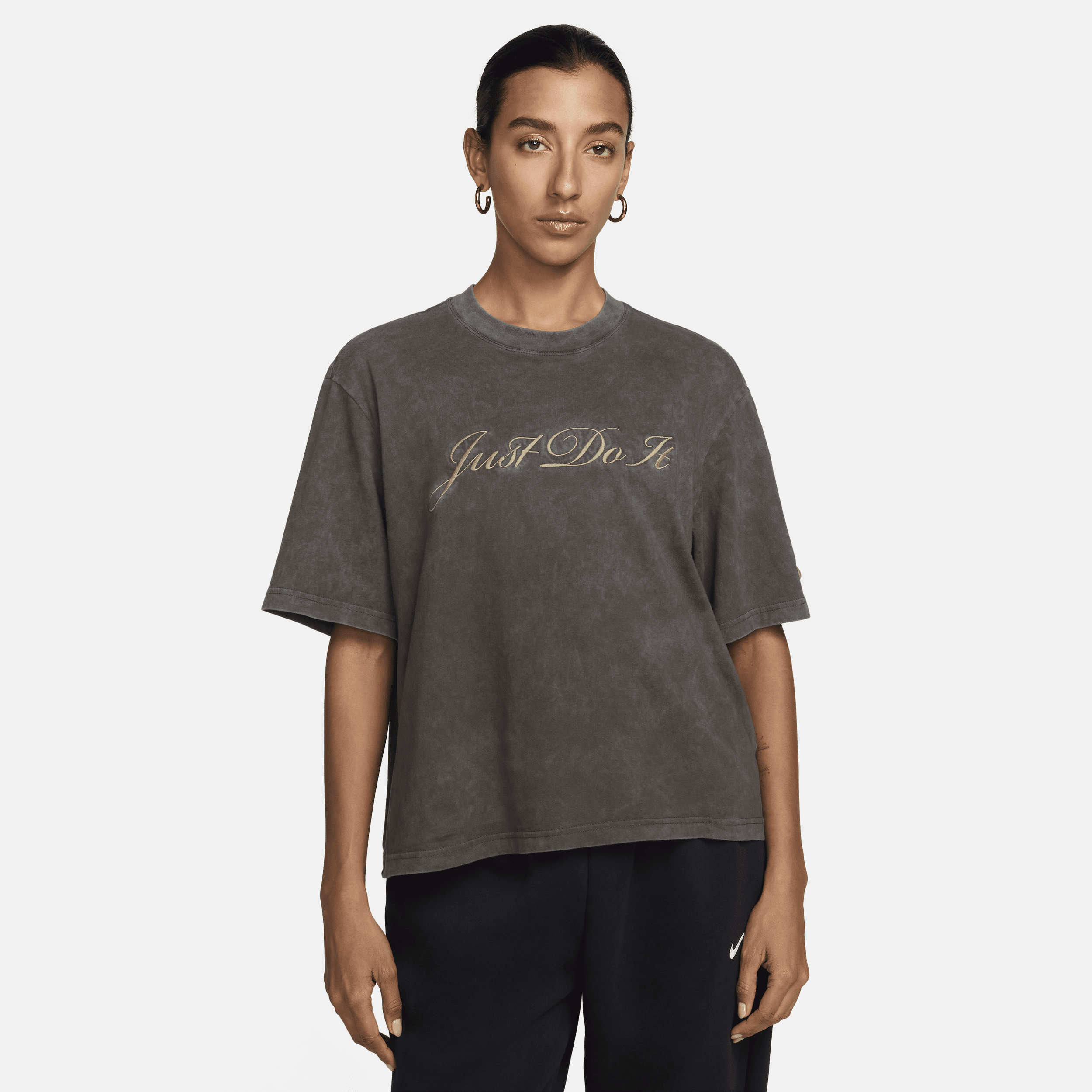 Shop Nike Women's  Sportswear T-shirt In Brown