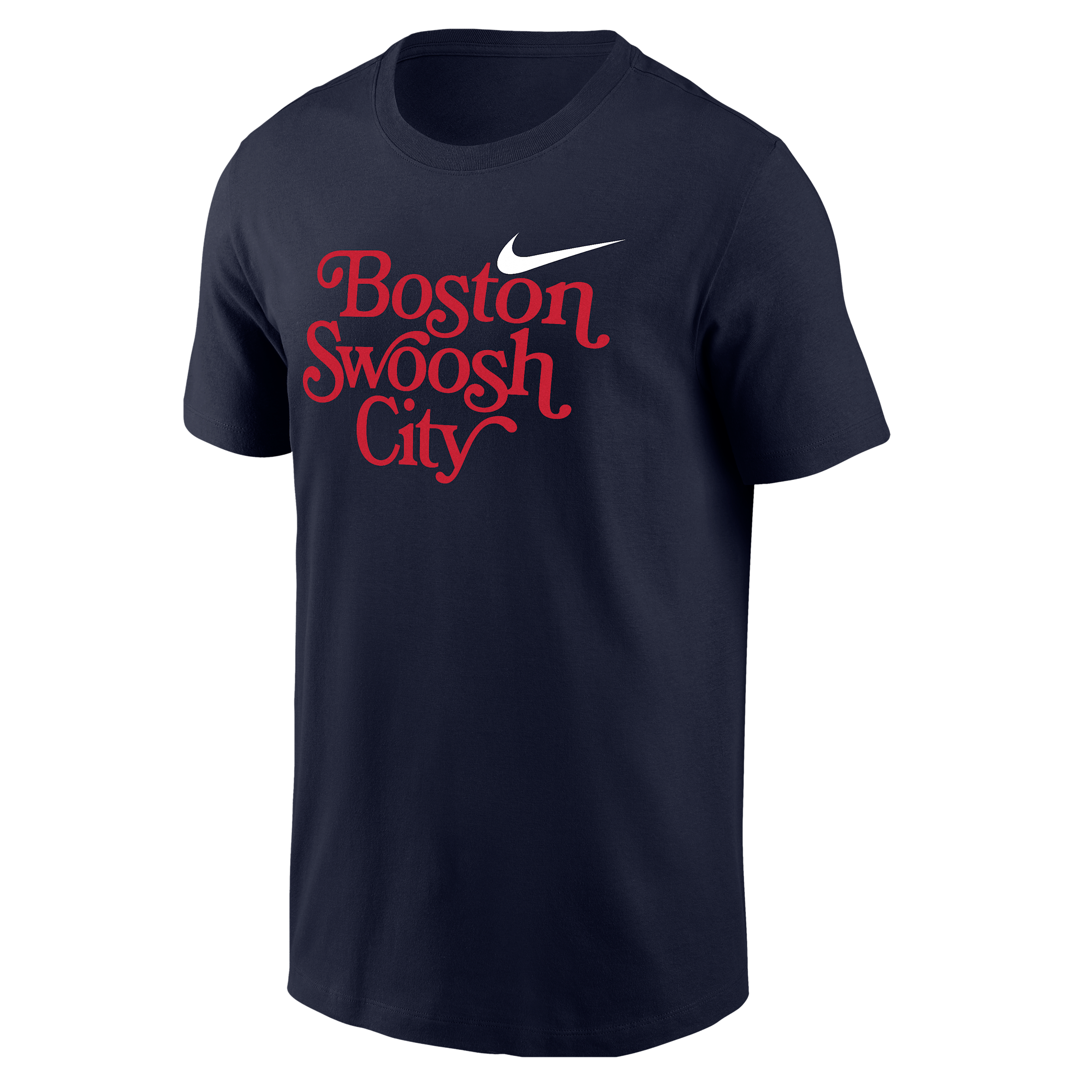 Nike Men's Swoosh Cities Boston Short-Sleeve T-Shirt in Blue | M11332NKBT25-NVY