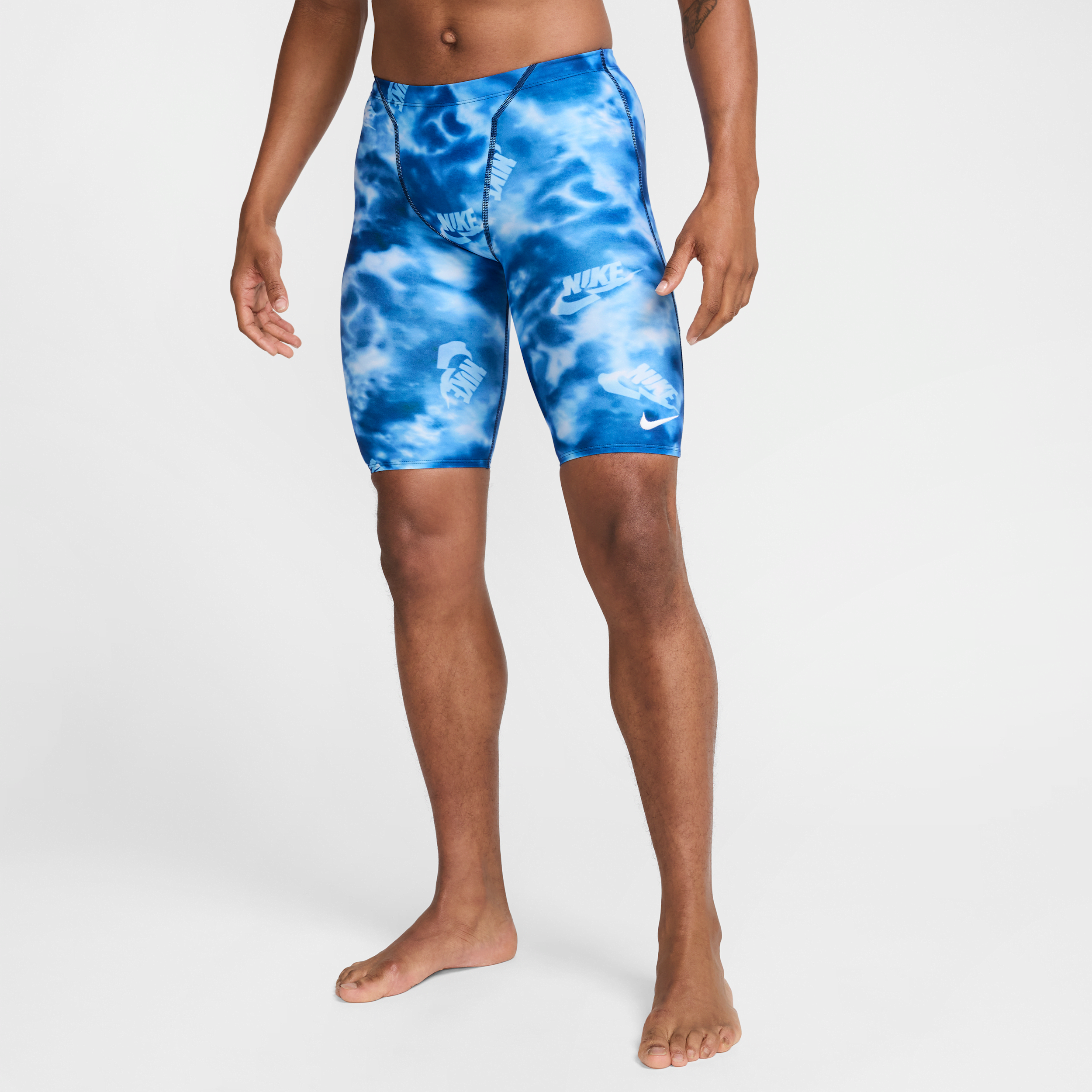 Nike Men's Swim Hydrastrong Jammer In Blue