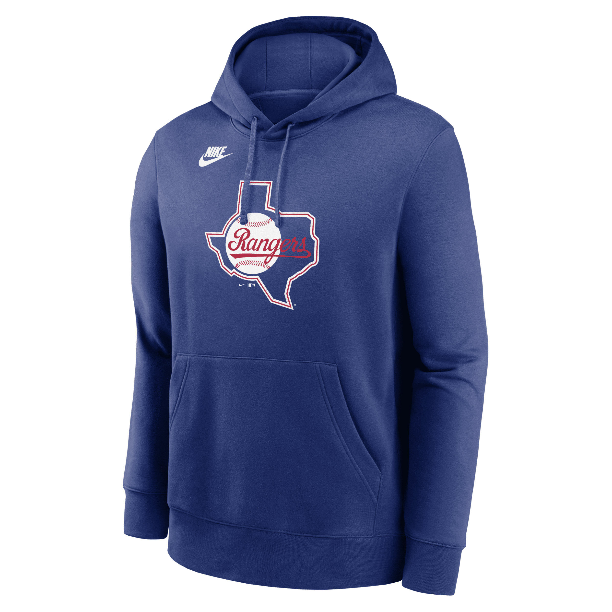 Shop Nike Texas Rangers Cooperstown Logo Menâs  Men's Mlb Pullover Hoodie In Blue