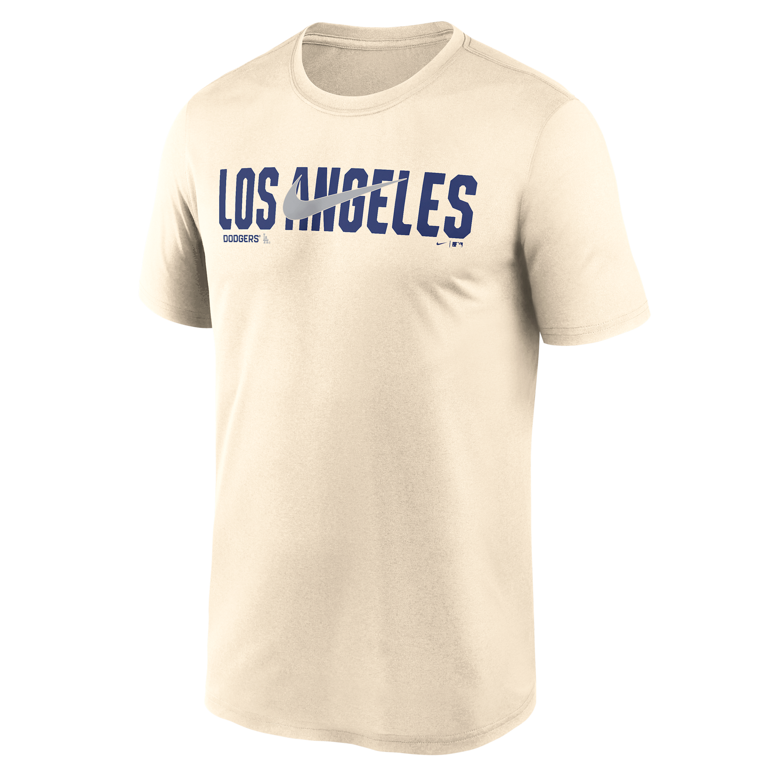 Los Angeles Dodgers Swoosh Legend Nike Men's Dri-FIT MLB T-Shirt in Brown | NKGK15ALD-RSQ