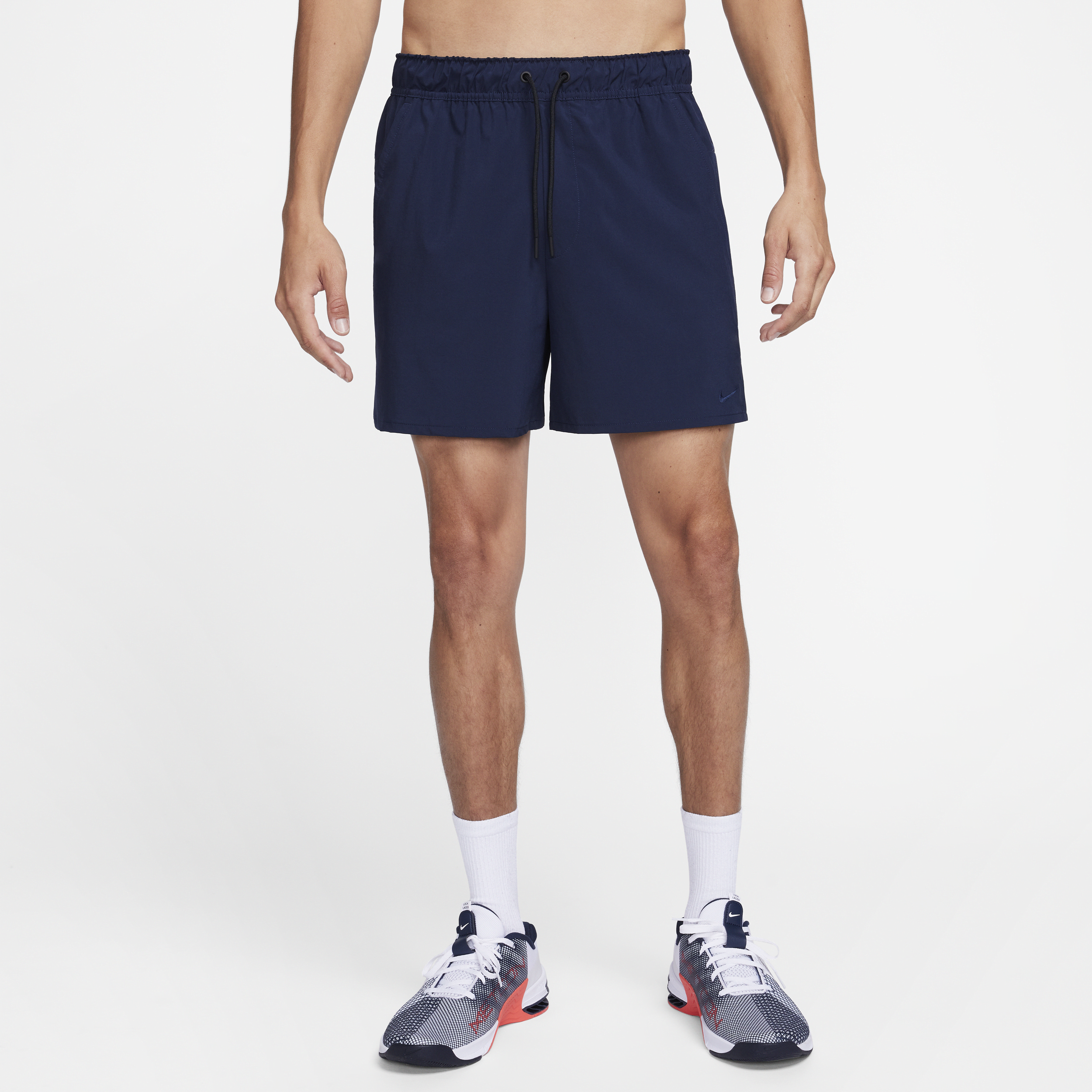 Shop Nike Men's Unlimited Dri-fit 5" Unlined Versatile Shorts In Blue
