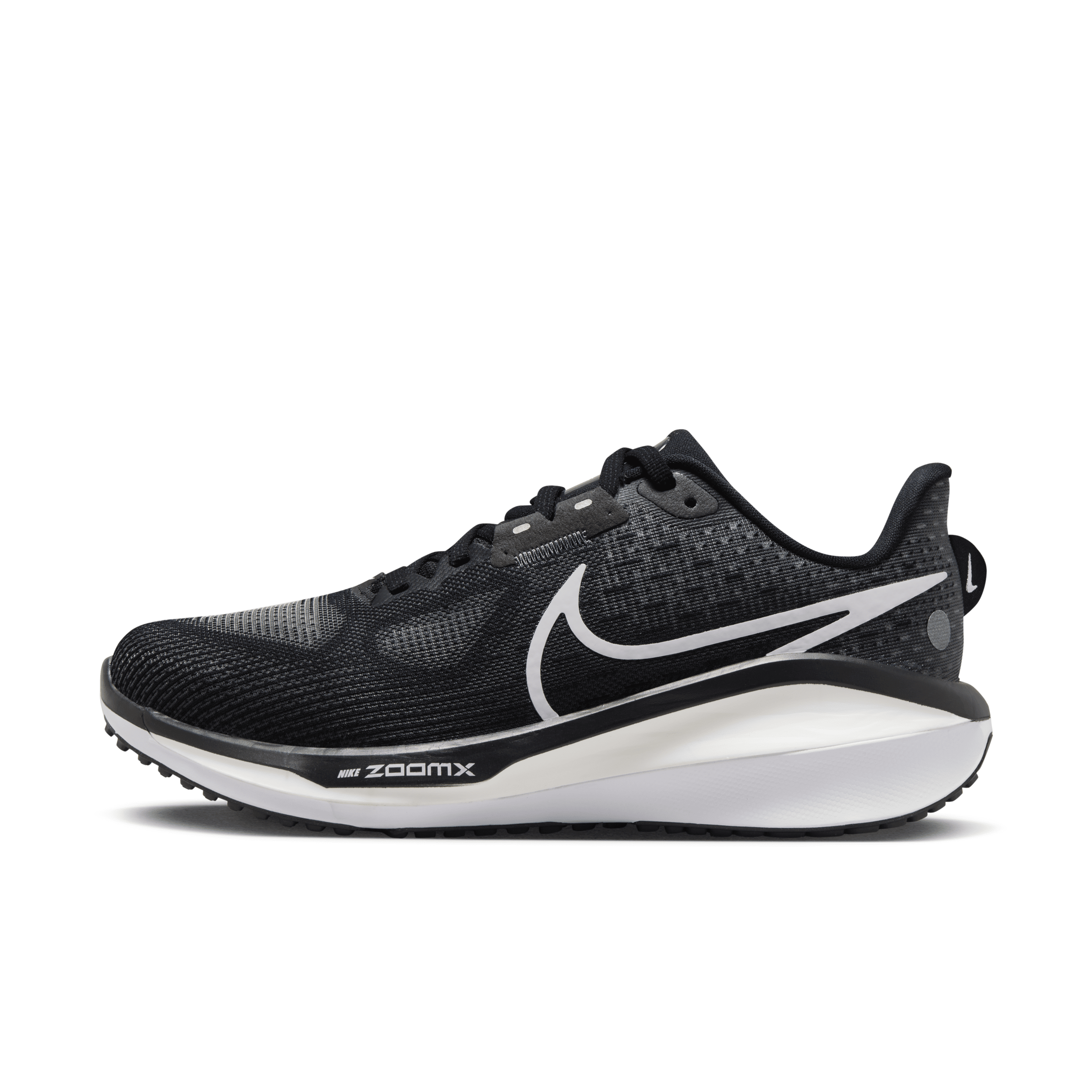 Shop Nike Women's Vomero 17 Road Running Shoes (extra Wide) In Black