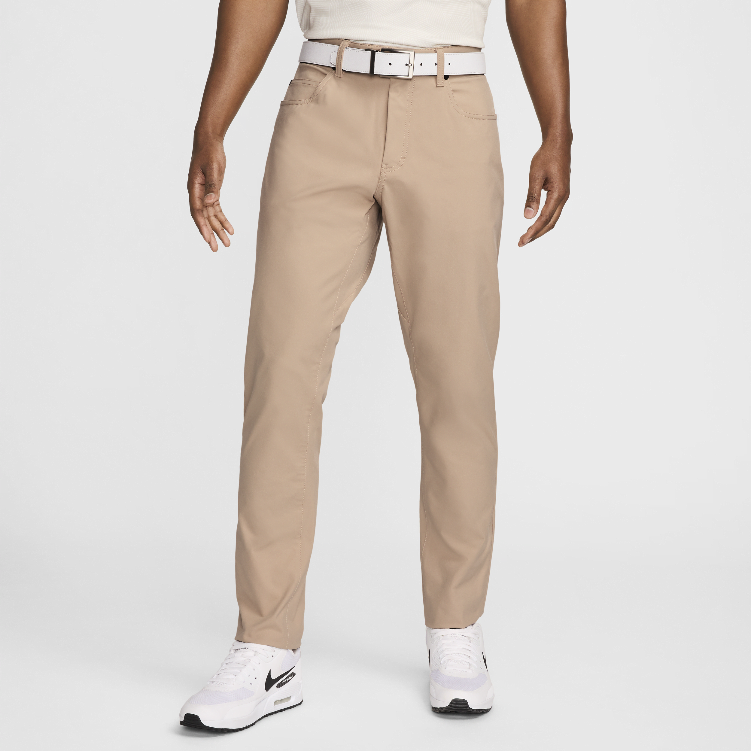 Shop Nike Men's Tour 5-pocket Slim Golf Pants In Brown