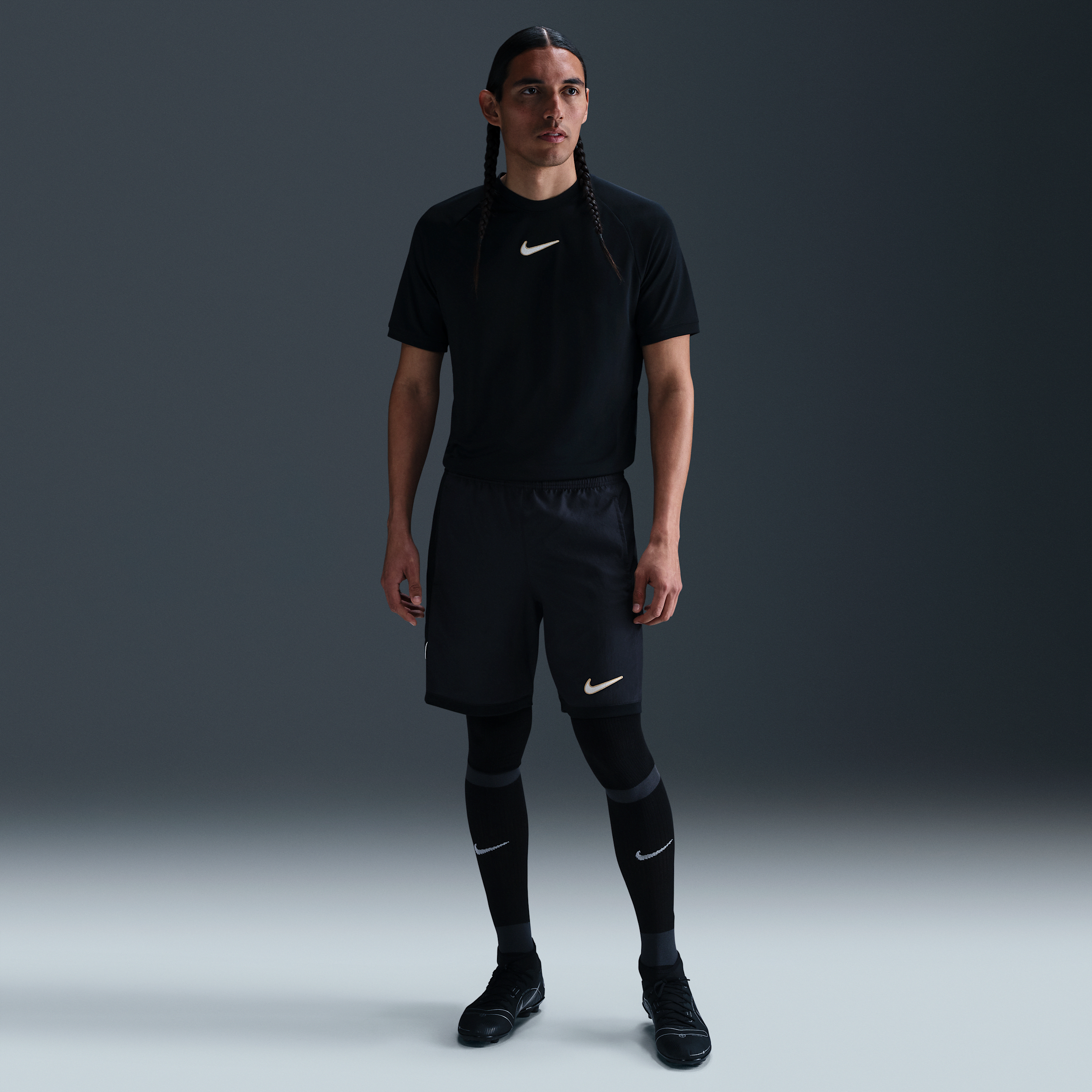 Nike Men's Academy Dri-fit Soccer Shorts In Black