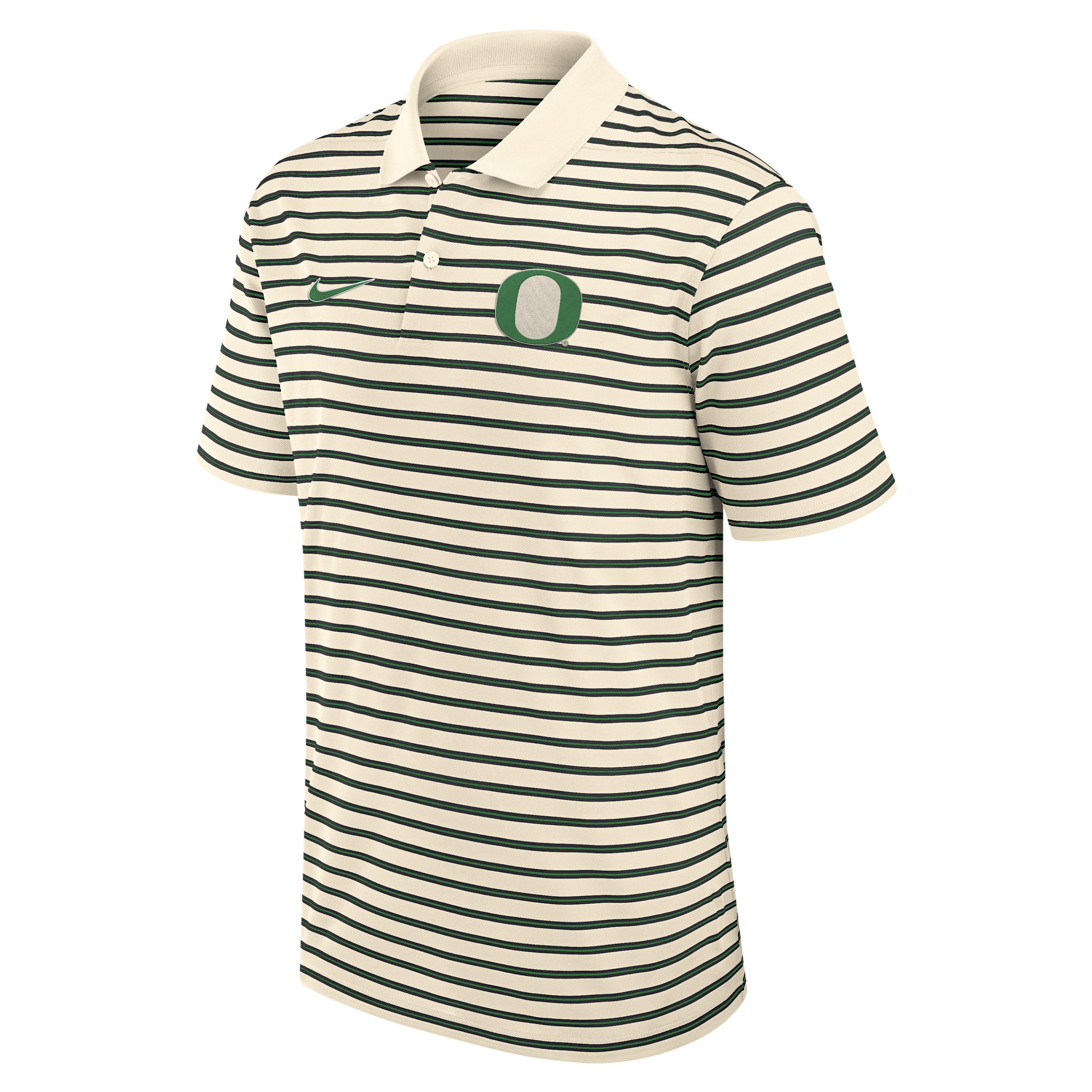 Nike Oregon Striped  Men's Dri-fit College Polo In Green