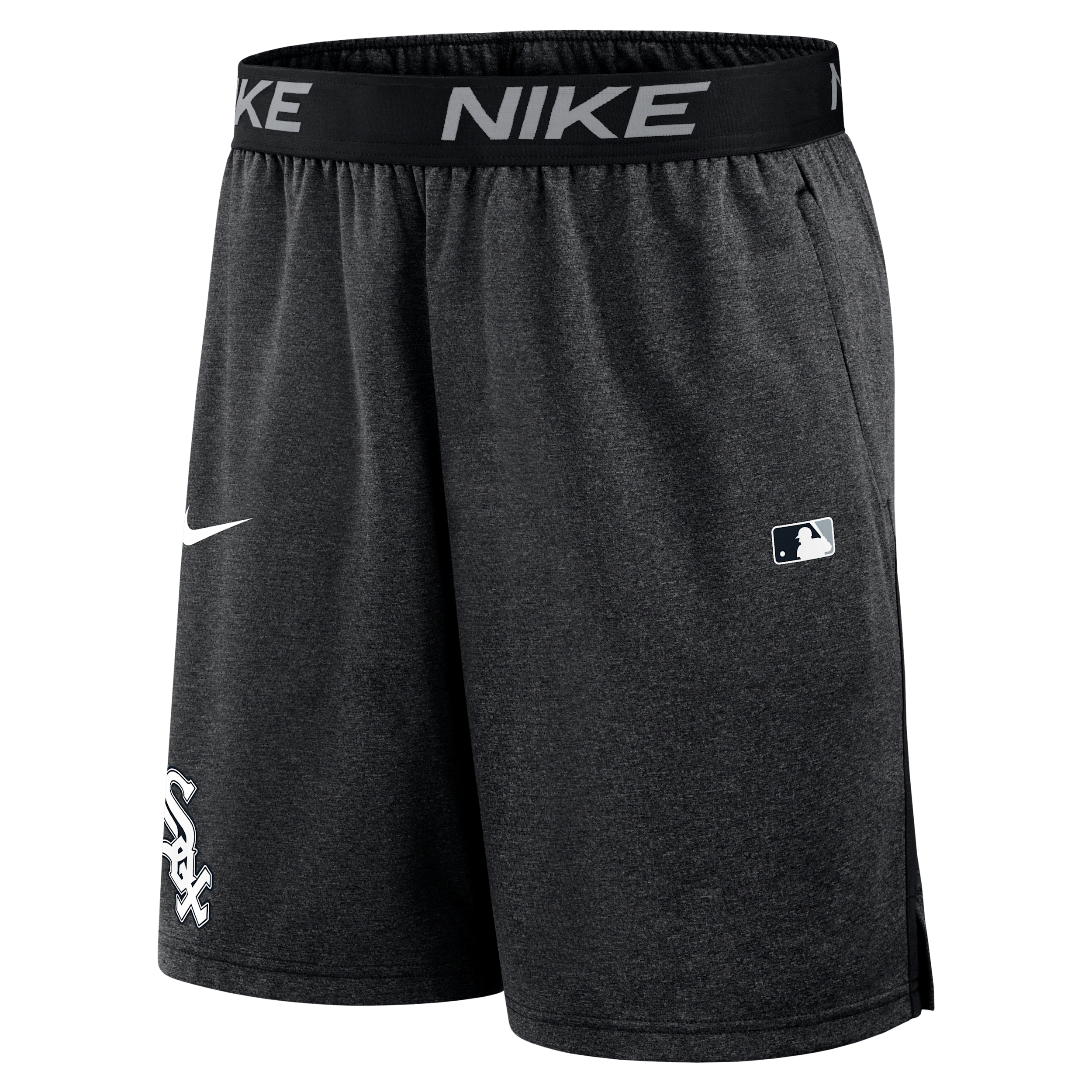 Nike Chicago White Sox Authentic Collection  Men's Dri-fit Mlb Shorts In Black
