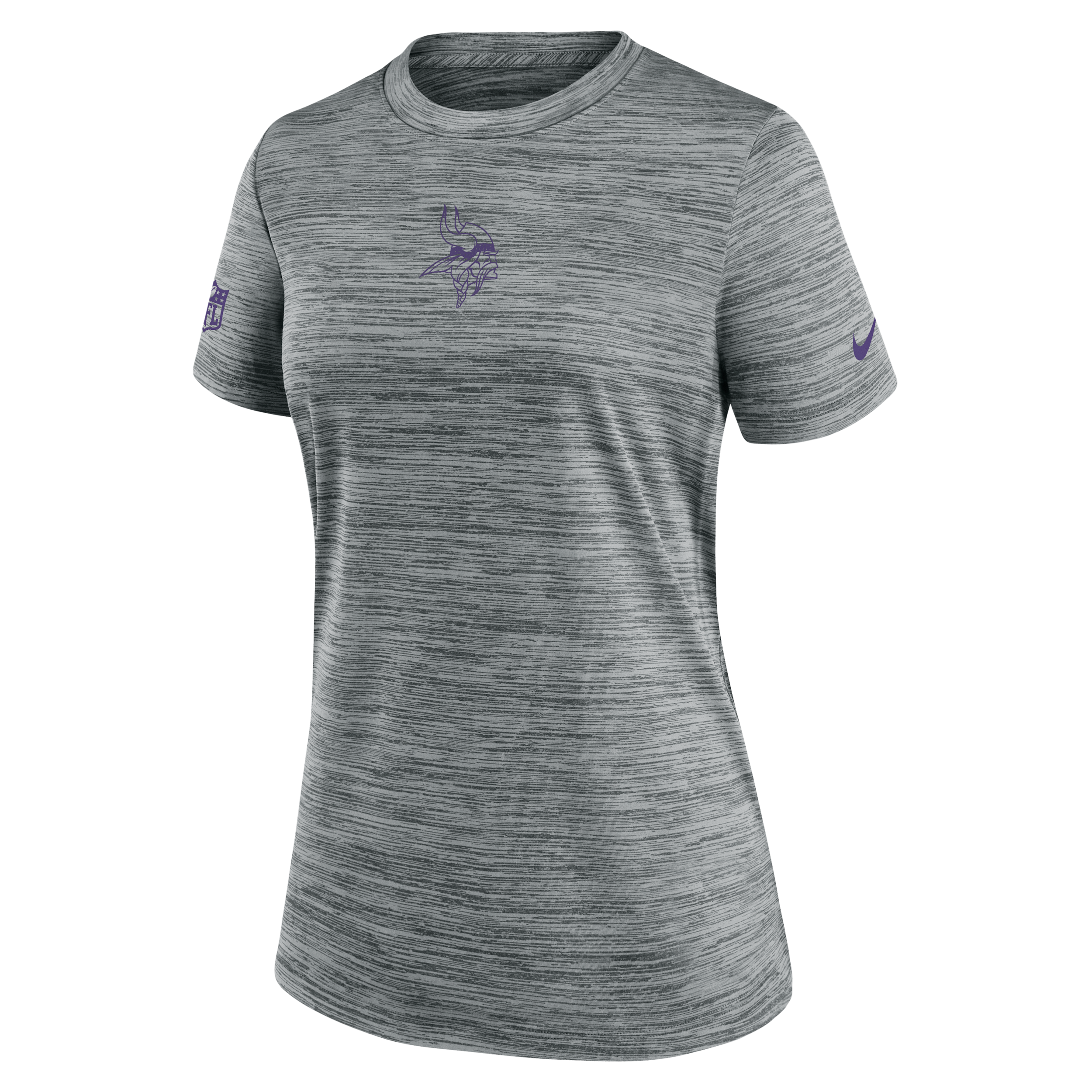 Nike Minnesota Vikings Sideline Team Issue Velocity Women's Dri-fit Nfl T-shirt