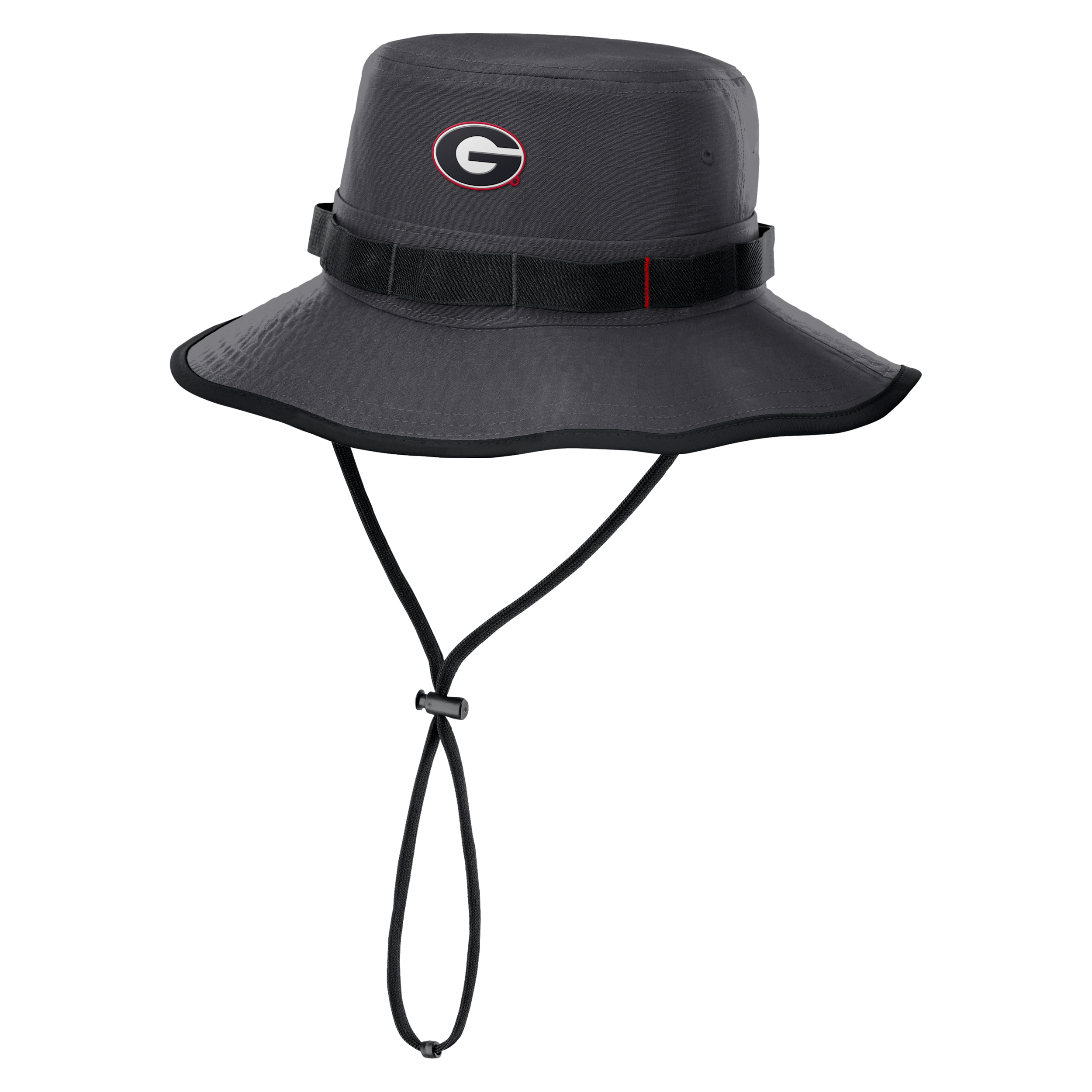 Nike Black Georgia Bulldogs 2025 Sideline Apex Boonie Bucket Hat In Black
