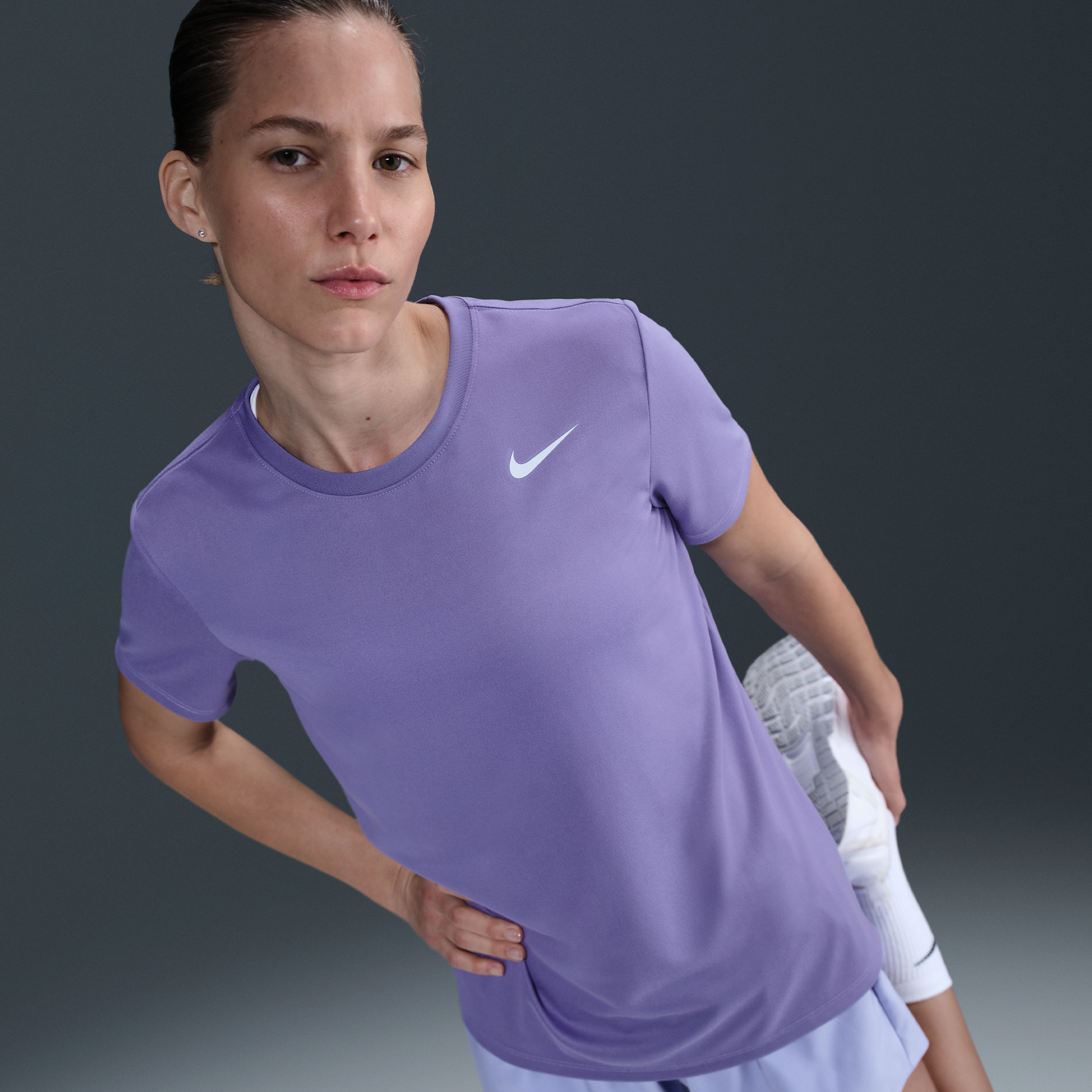 Nike Women's Dri-fit T-shirt In Purple