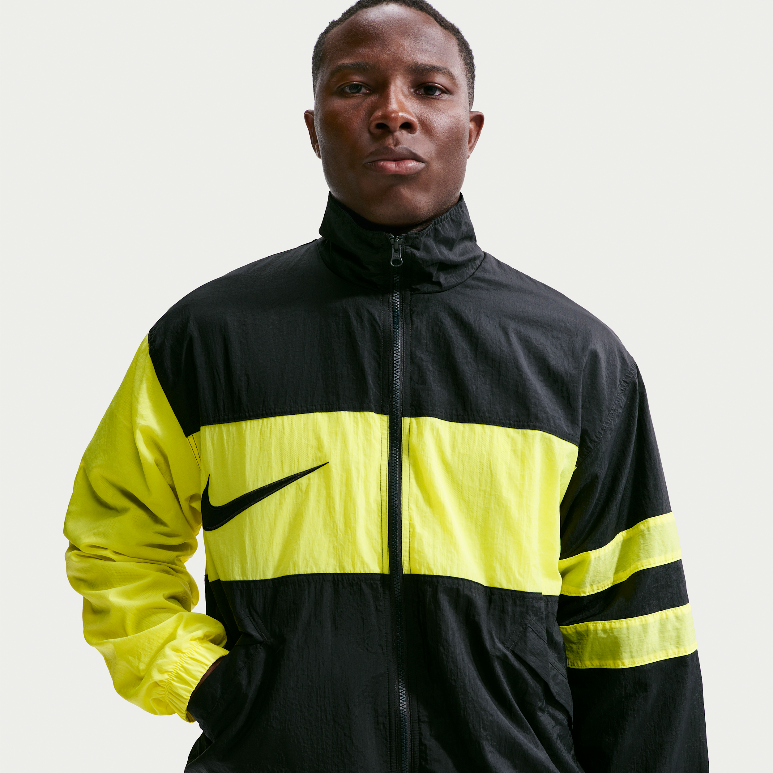 Nike Men's i96 Repel Soccer Woven Track Jacket in Black | IM4171-011