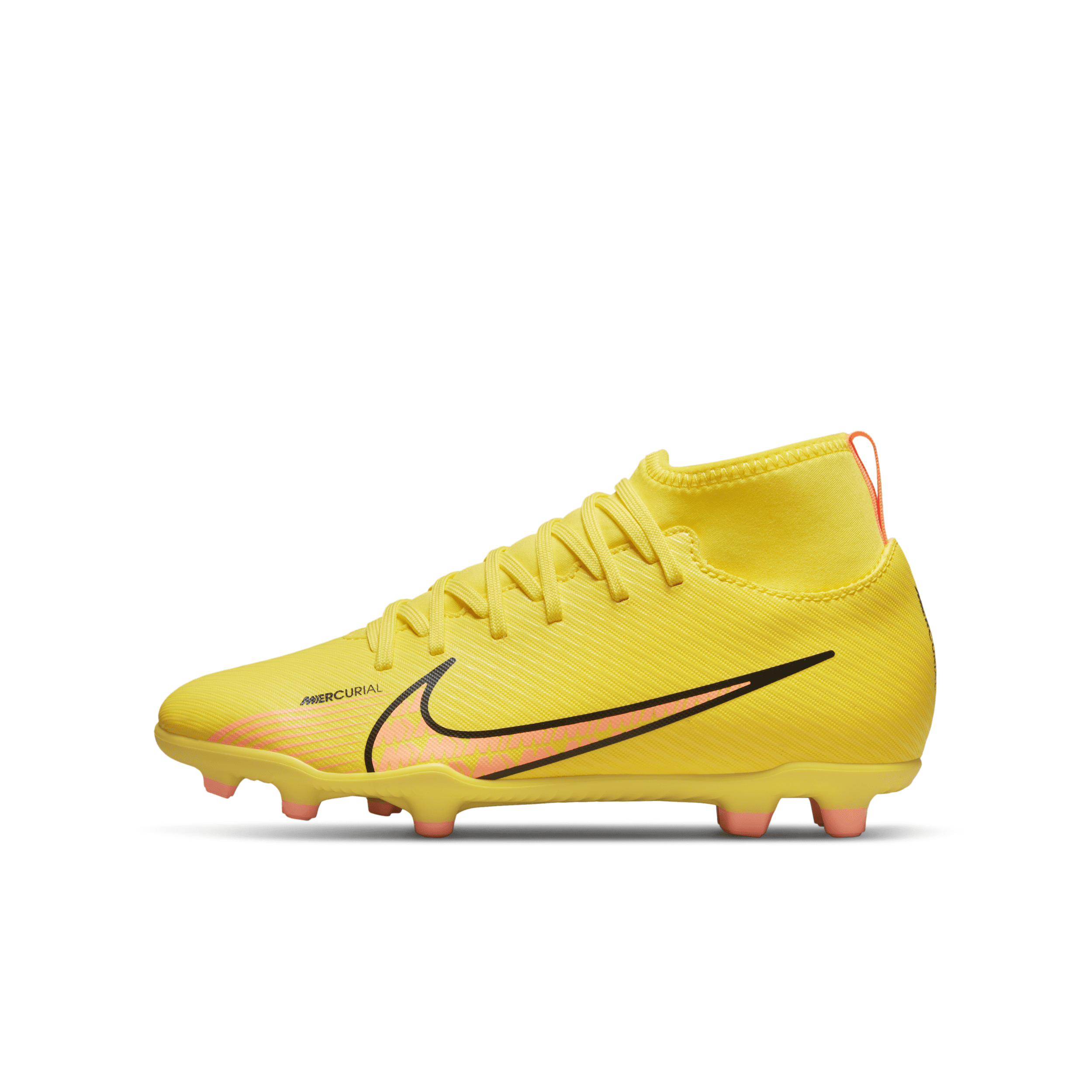 Nike Babies' Jr. Mercurial Superfly 9 Club Fg/mg Little/big Kids' Multi-ground Soccer Cleats In Yellow