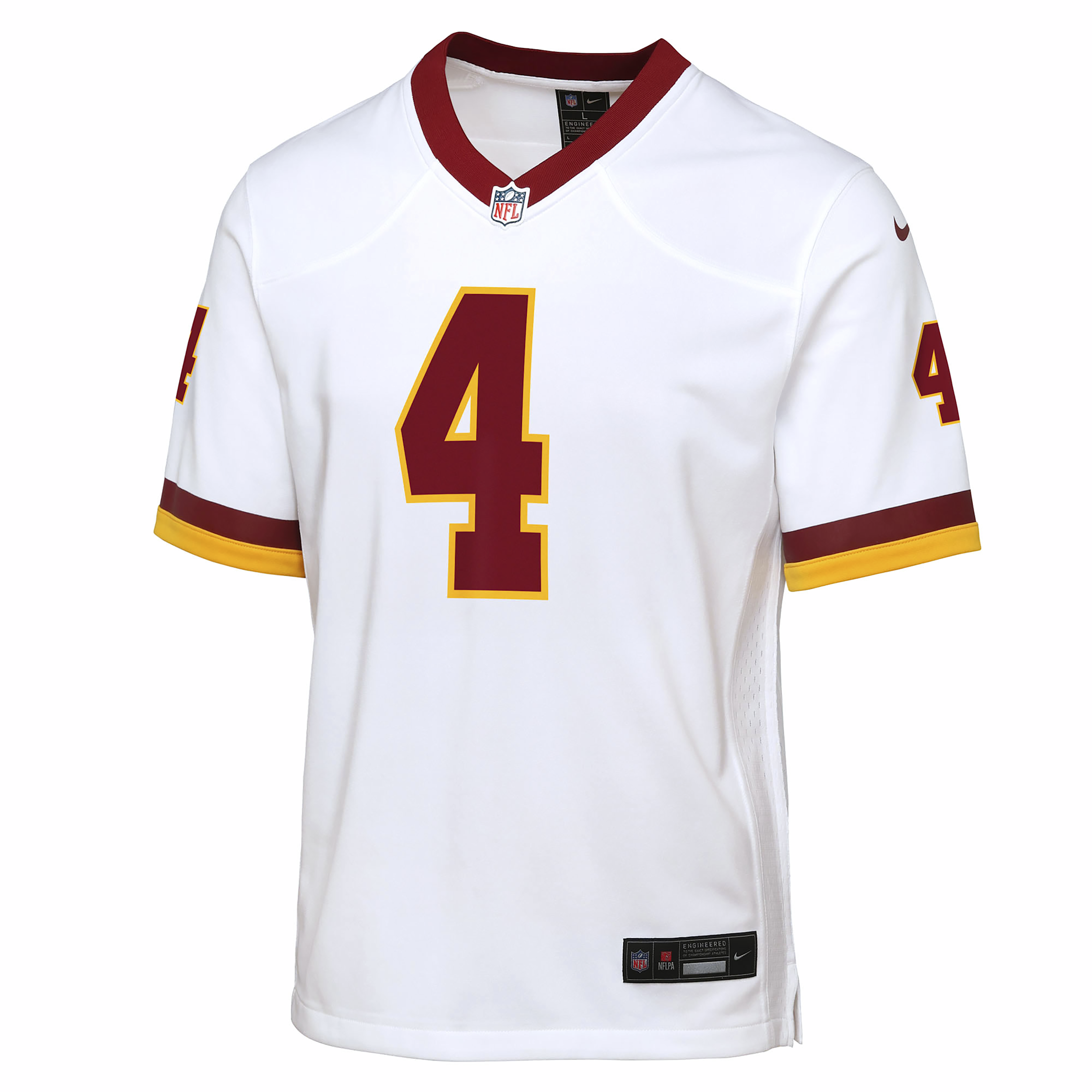Nike Big Boys and Girls Frankie Luvu White Washington Commanders Game Super Bowl Era Jersey - White
