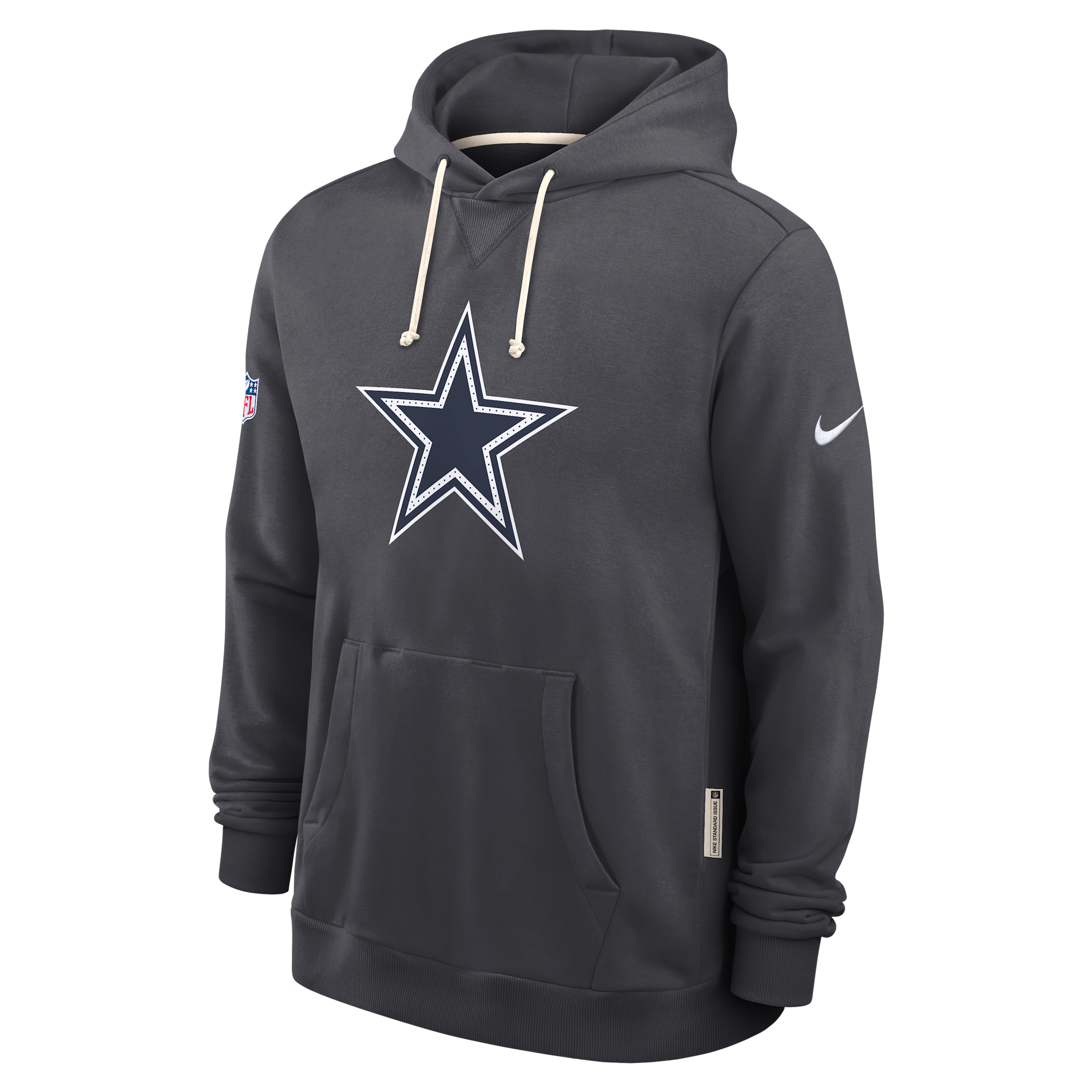 Nike Dallas Cowboys Initial Home Sideline  Men's Dri-fit Nfl Pullover Hoodie In Blue