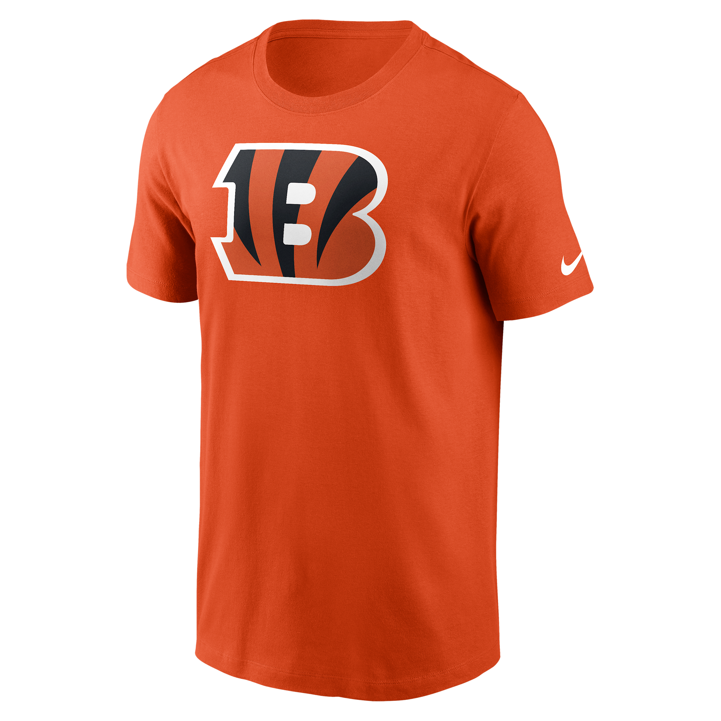 Cincinnati Bengals Logo Essential Nike Men's NFL T-Shirt in Orange | N19989M9A-UXR
