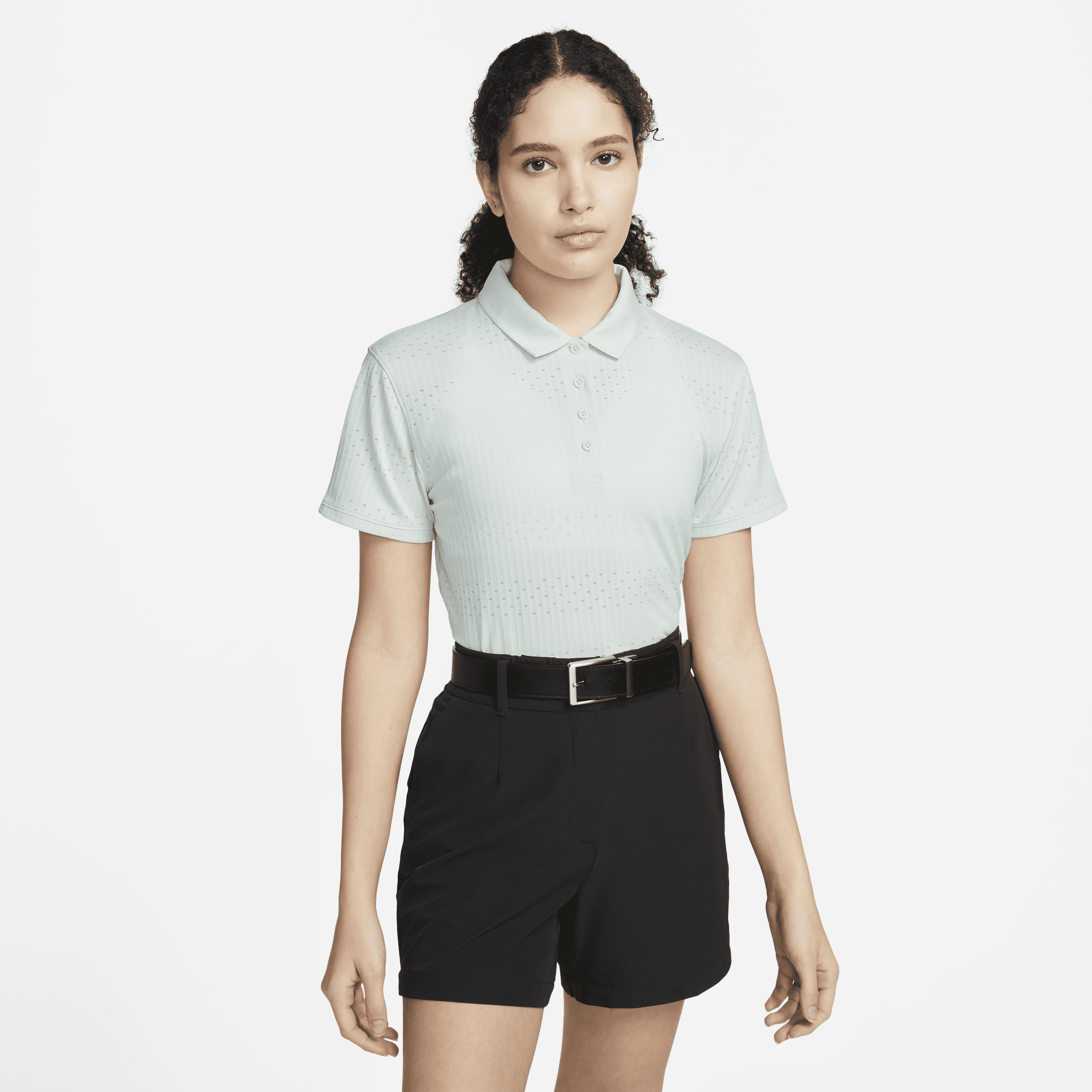 Nike Women's Dri-fit Victory Short-sleeve Golf Polo In Grey