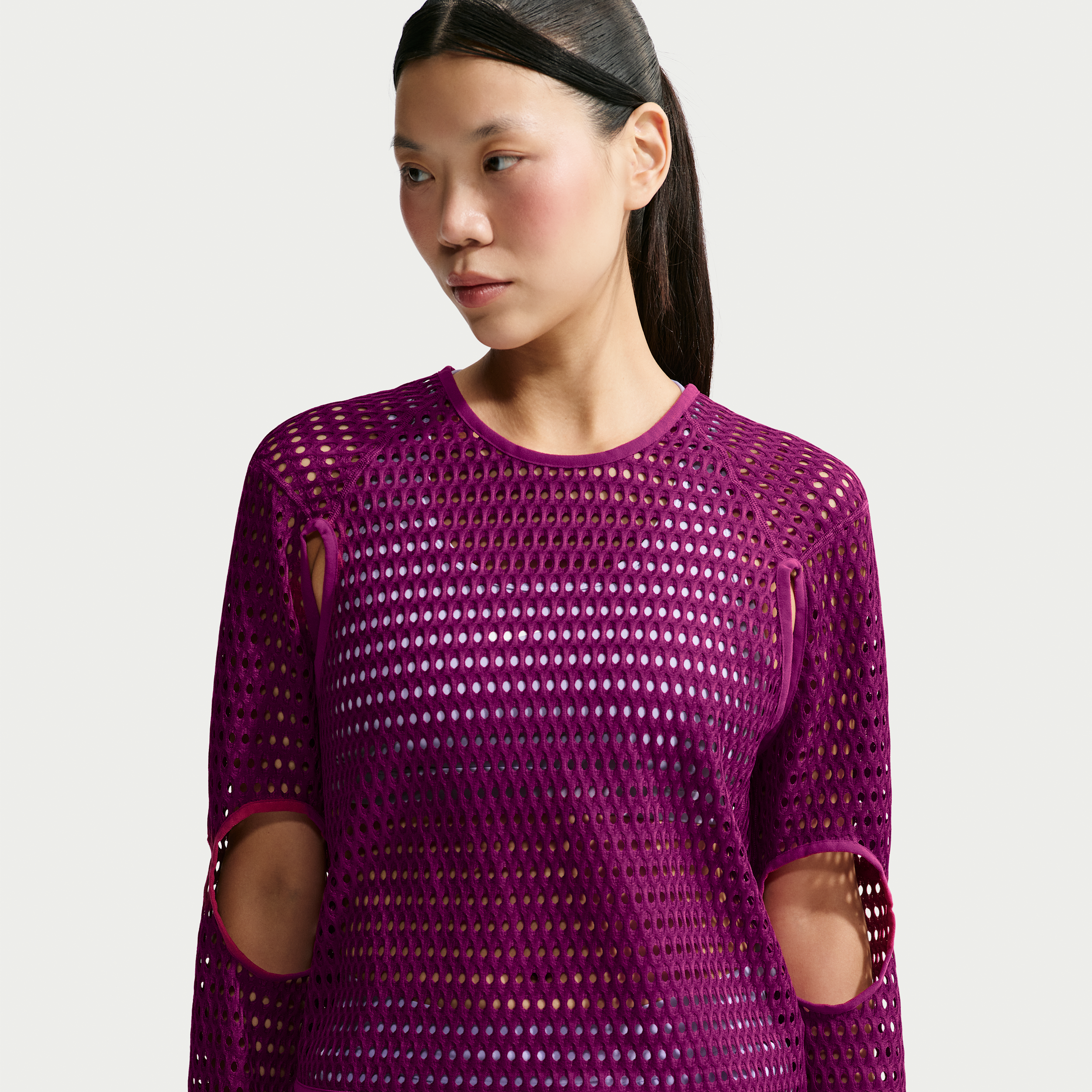Nike Women's Radical AirFlow Aero-FIT Long-Sleeve Running Top in Red | IX5967-630