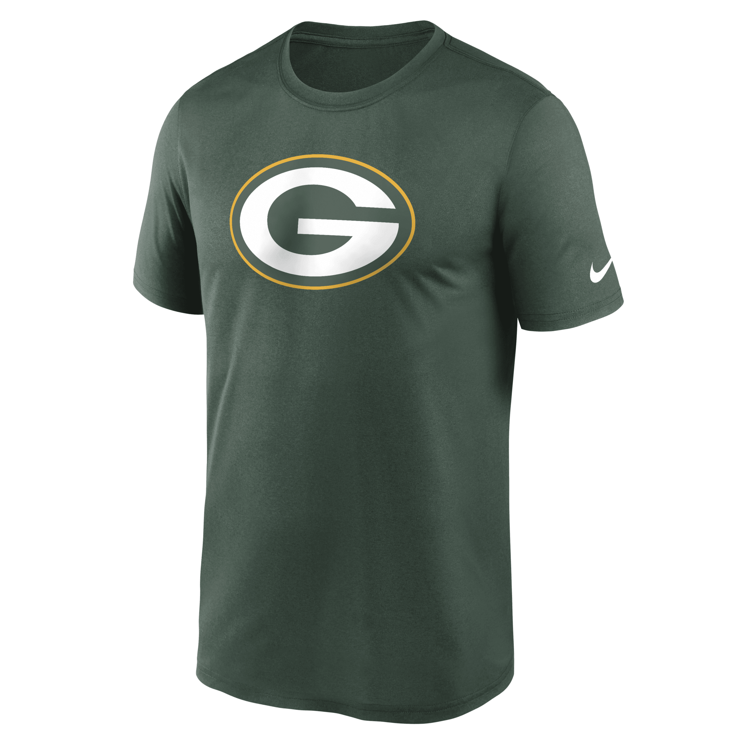 Shop Nike Men's Dri-fit Logo Legend (nfl Green Bay Packers) T-shirt