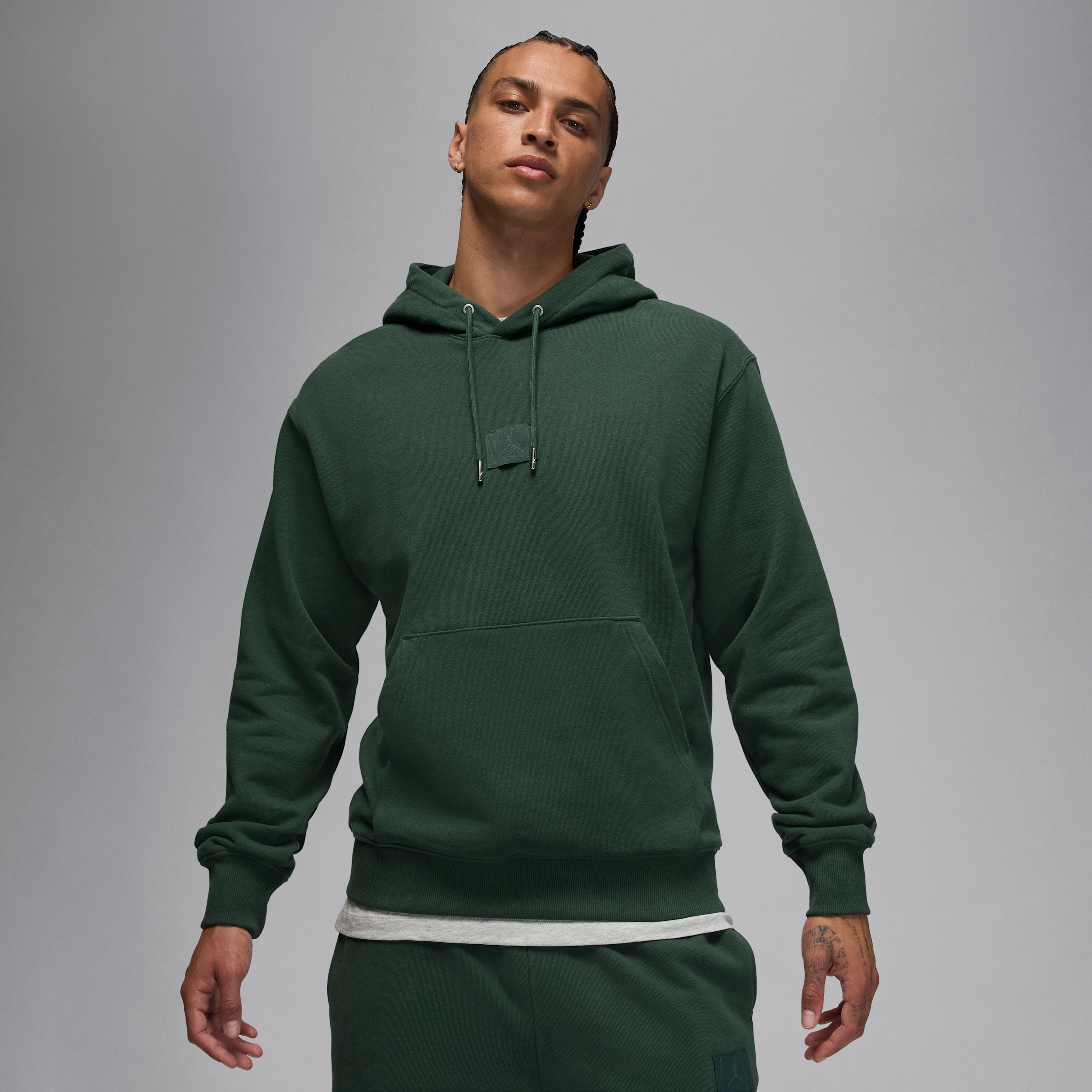 Jordan Men's  Flight Fleece Pullover Hoodie In Green