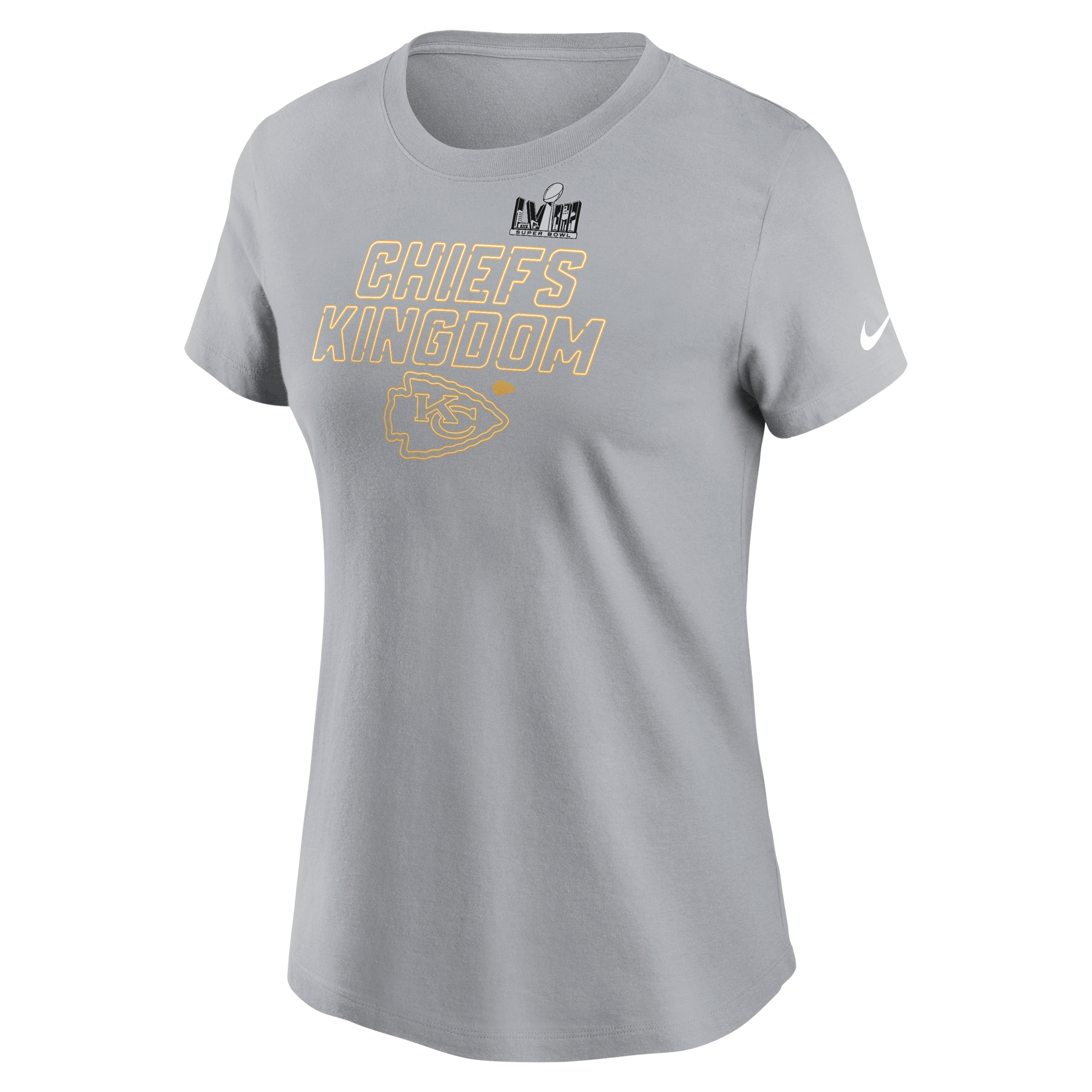 Shop Nike Kansas City Chiefs Super Bowl Lviii Bound Local Essential  Women's Nfl T-shirt In Grey