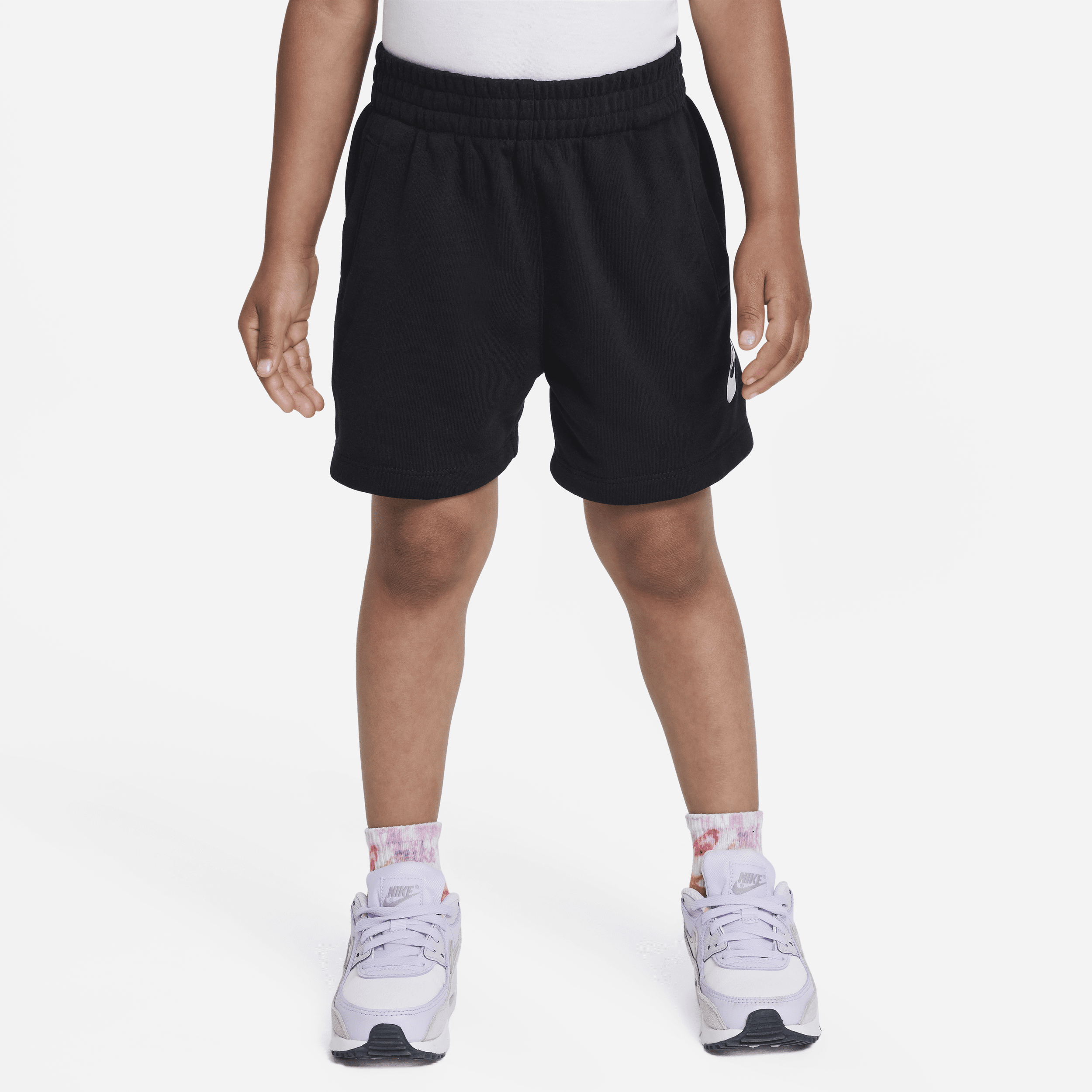 Nike Babies' Sportswear Club Toddler French Terry Shorts In Black