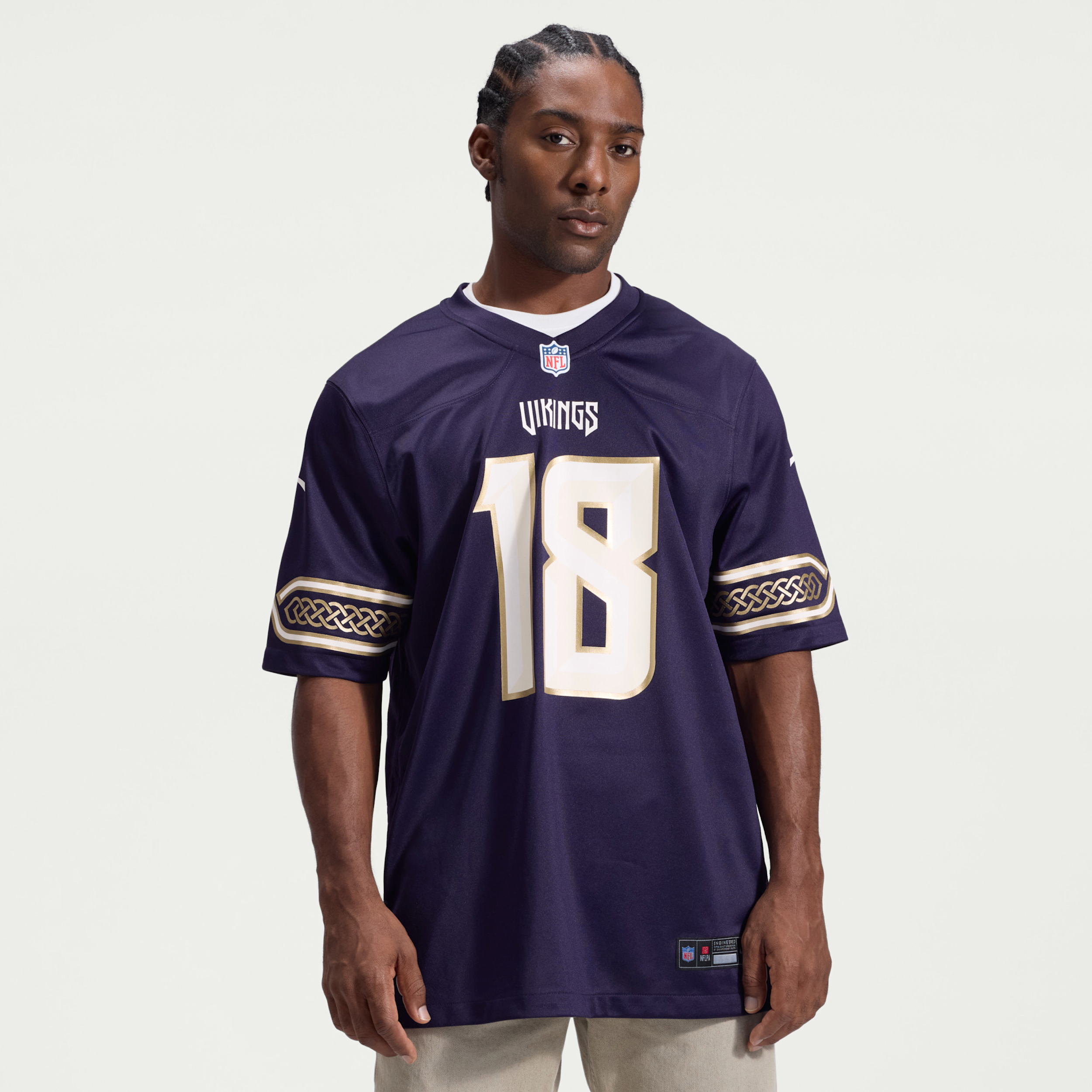 Justin Jefferson Minnesota Vikings Rivalries Collection Nike Men's NFL Game Jersey in Purple | 67NM0JFK9MF-NLK