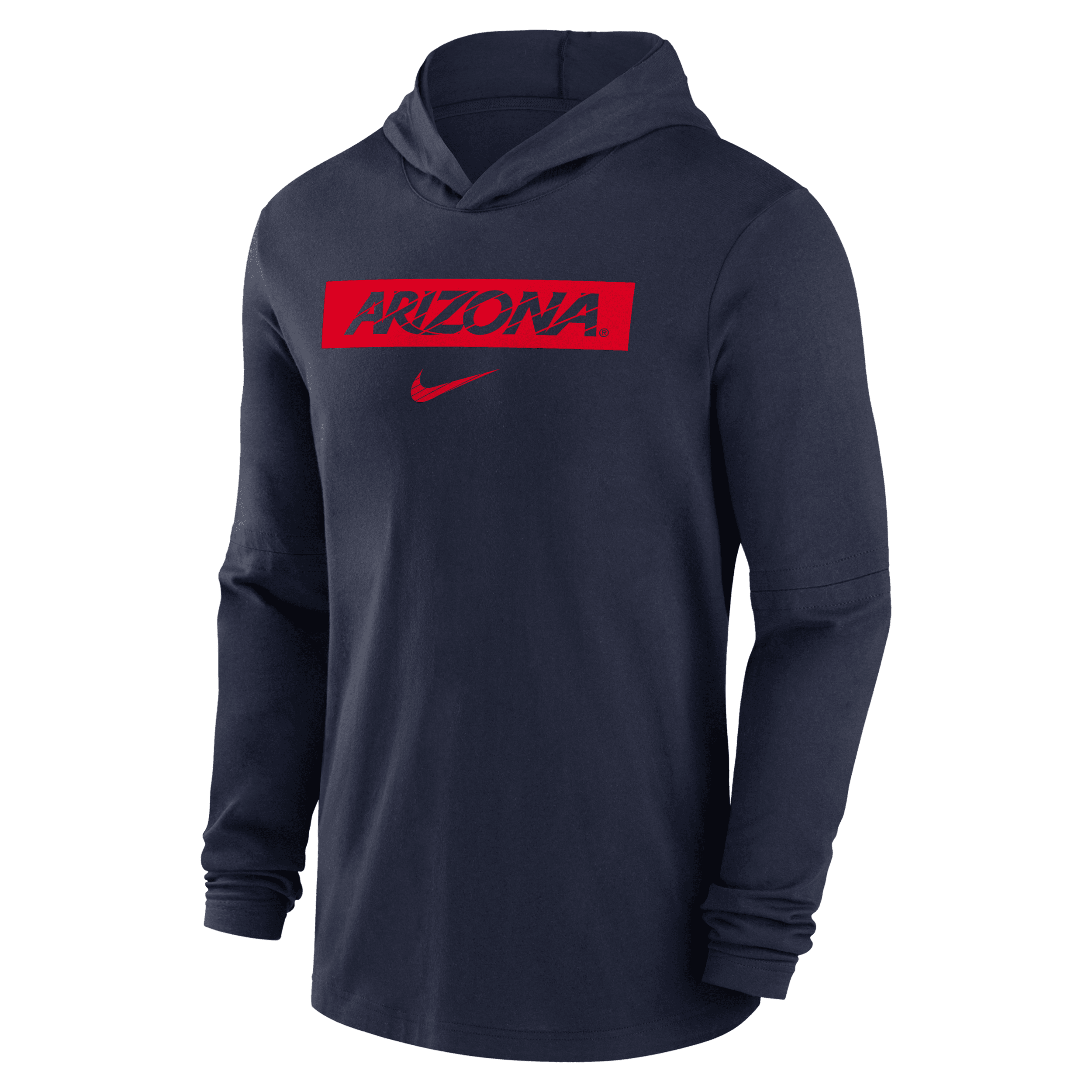 Nike Arizona Wildcats Sideline  Men's Dri-fit College Long-sleeve Hooded Top In Blue