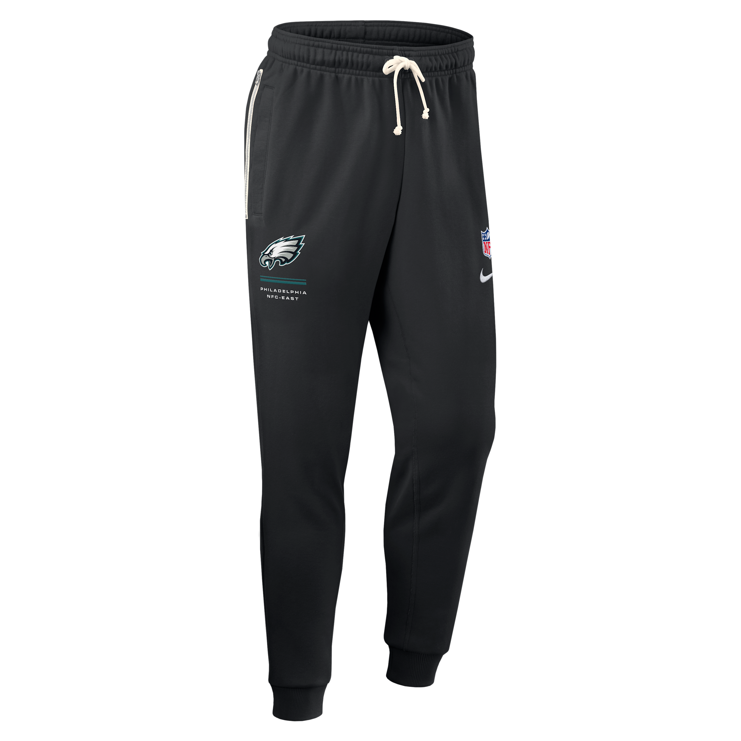 Philadelphia Eagles Sideline Standard Issue Nike Men's Dri-FIT NFL Taper Pants in Black | 03B000A86-HBY