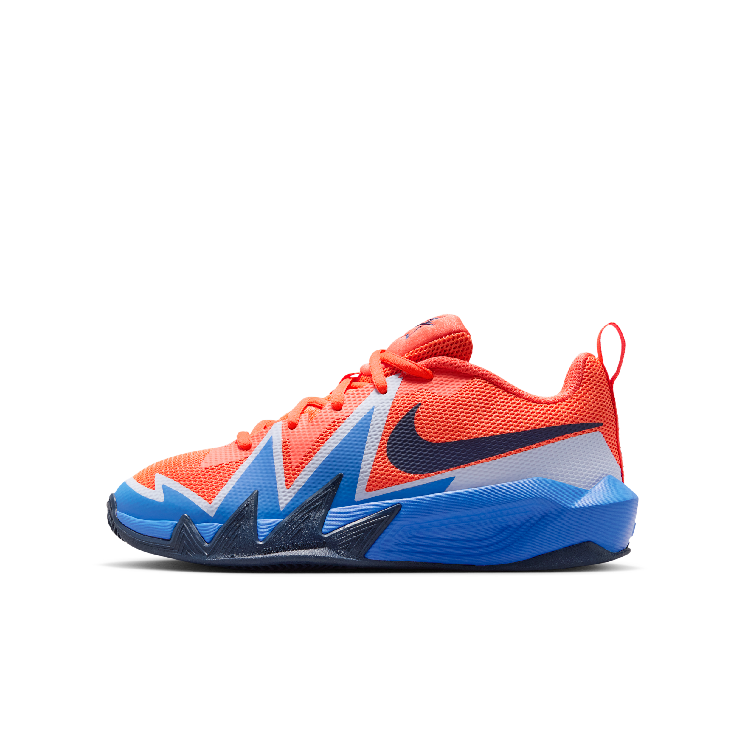 Nike Kids' Grade School S.T. Dynamite Shoes, Size 6, Turf Orange/Midnight Navy/Blue Crystal