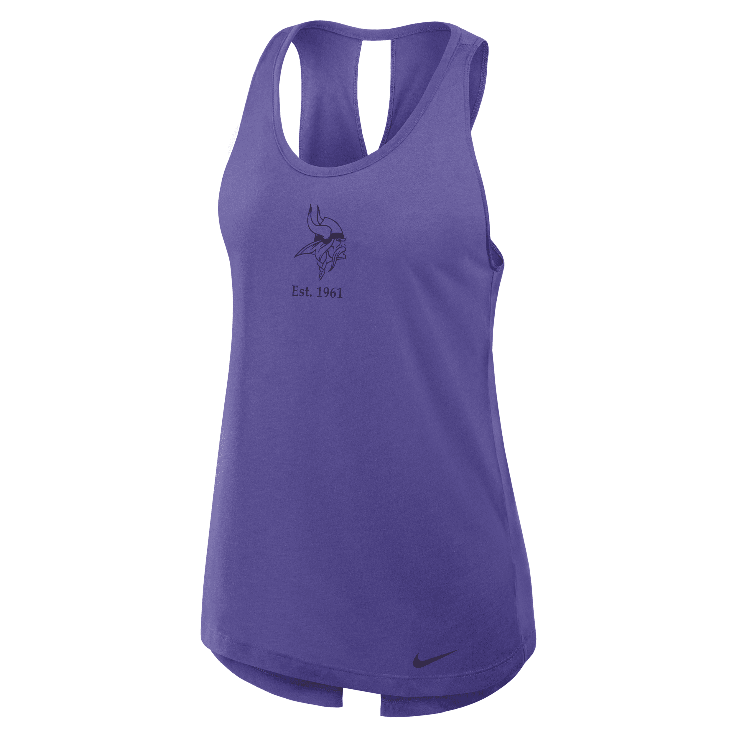 Nike Minnesota Vikings Established Women's Dri-fit Nfl Tank Top